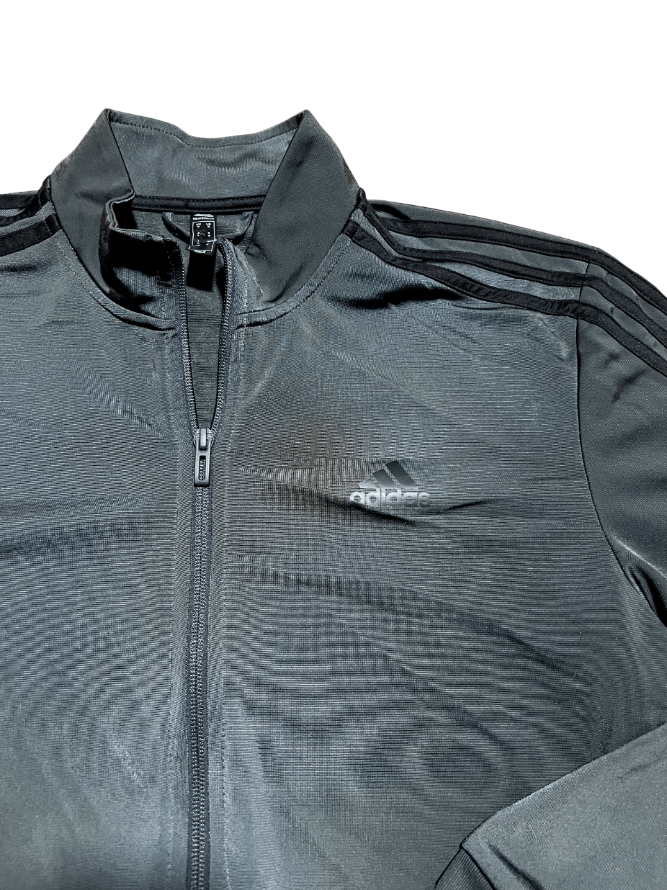 Adidas Adidas Gray & Black Full Zip Running Shirt Jacket Size US M / EU 48-50 / 2 - 2 Thumbnail