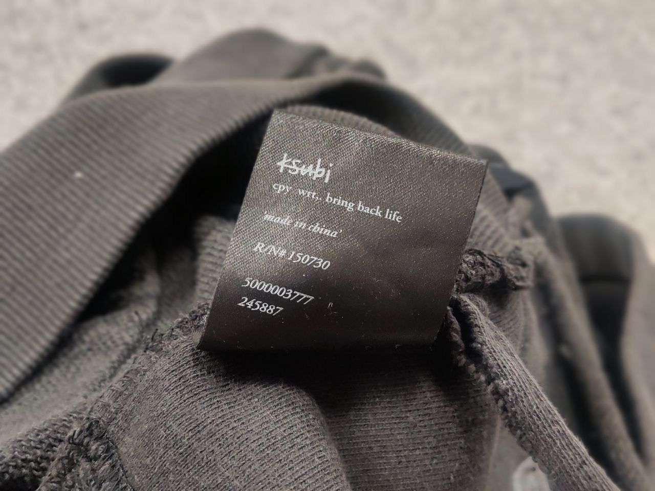 Ksubi Ksubi Japan Brink Black LIfe Gray Pocket Oversized Hoodie Size US M / EU 48-50 / 2 - 21 Thumbnail