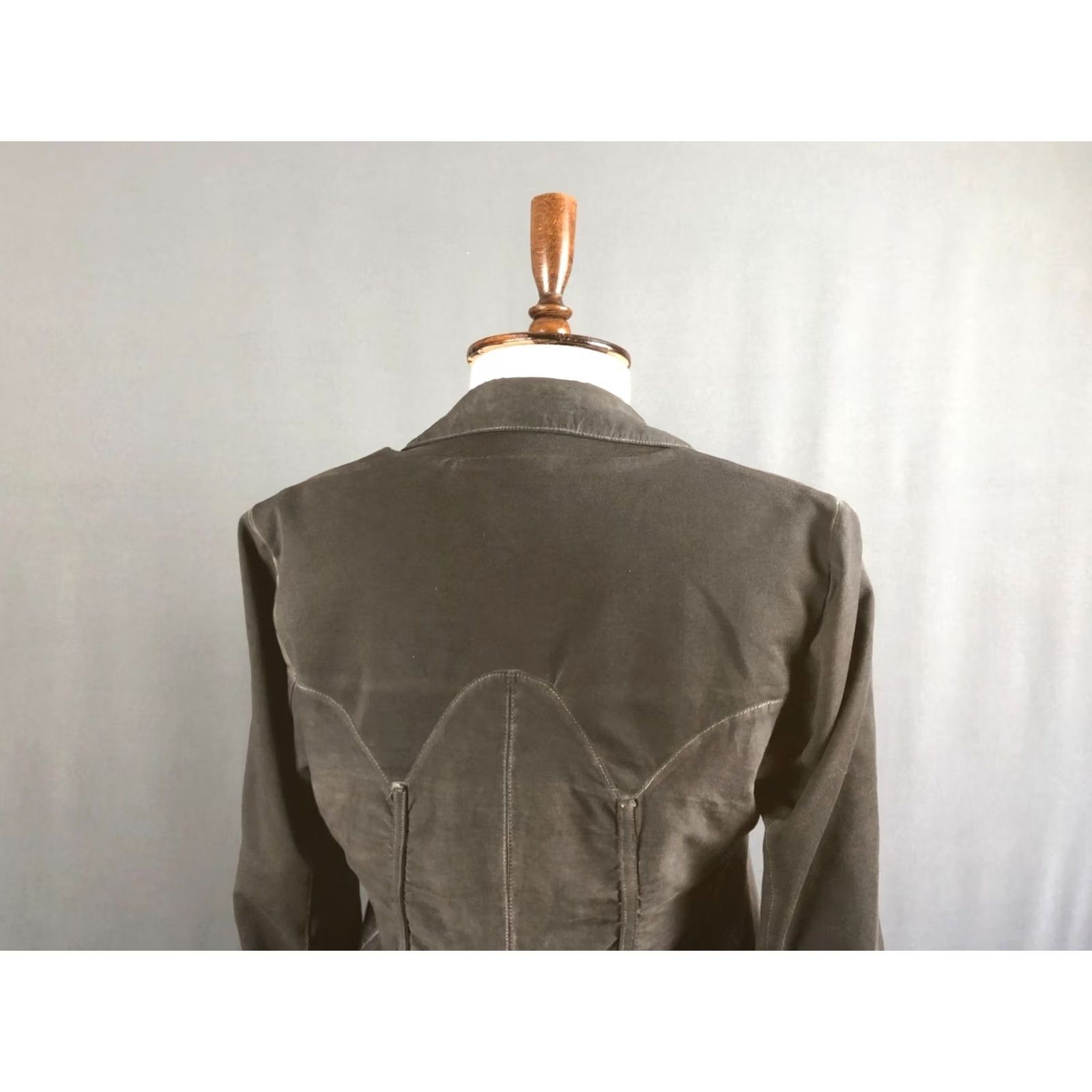 Vintage Elisa Cavaletti Blazer Jacket Cotton Gray Women S Regular Long Sleeve Button Front Casual Blazer Accessories: Collared, Single-Breasted Size S / US 4 / IT 40 - 5 Thumbnail