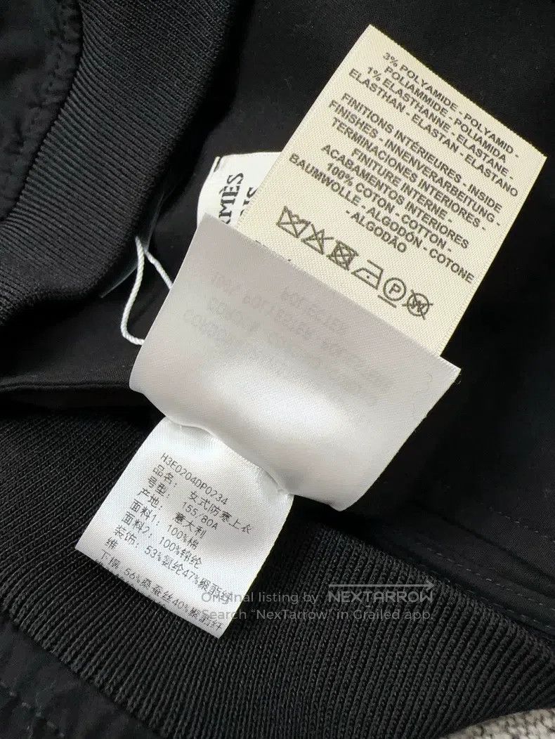 Hermes Hermes Black Short Drawstring Hooded Jacket Size XXS / US 00 / IT 34 - 8 Thumbnail