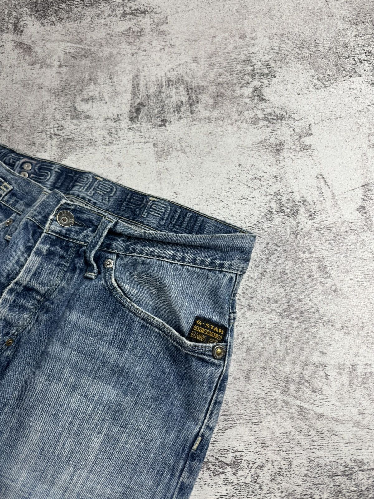 G-Star G-Star Denim Distressed W34/L34 Vintage Pants Trousers Jeans Size US 34 / EU 50 - 10 Thumbnail