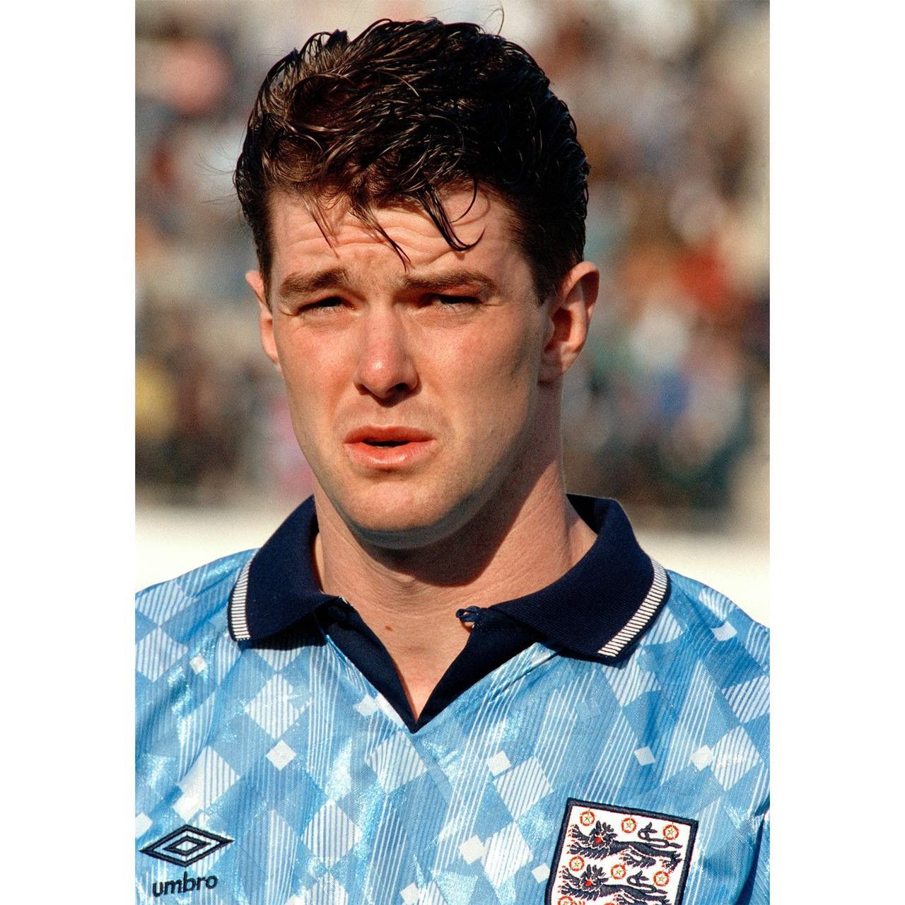 Vintage 1990 ENGLAND TEAM REMAKE THIRD SOCCER JERSEY SHIRT SIZE S Size US S / EU 44-46 / 1 - 2 Thumbnail