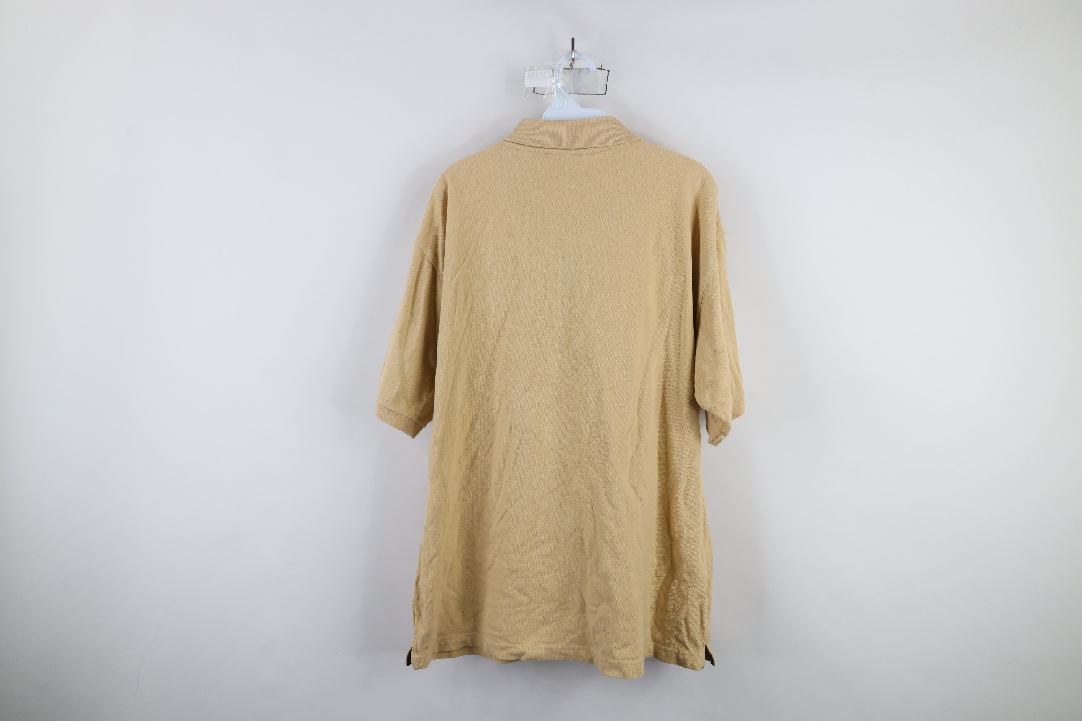 Vintage Vintage 90s Notre Dame University Irish Football Polo Gold Size US L / EU 52-54 / 3 - 10 Thumbnail