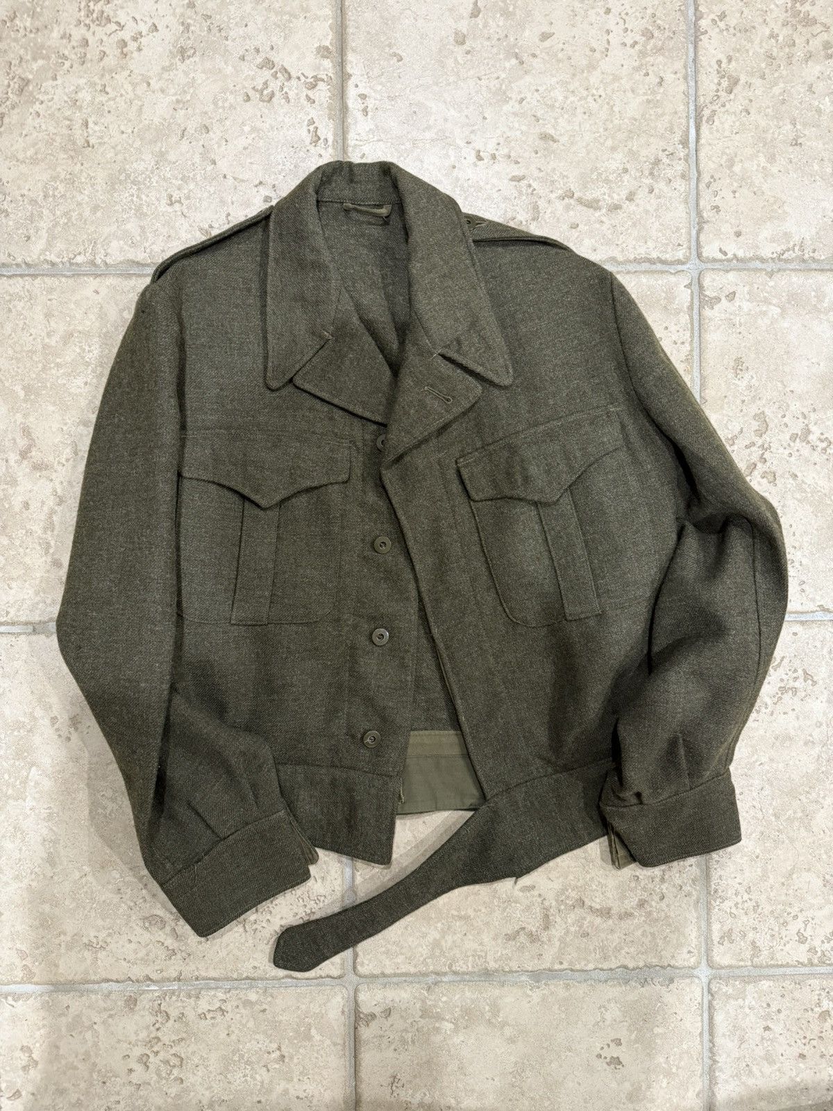 Vintage Vintage 1953 Army jacket Size US S / EU 44-46 / 1 - 1 Thumbnail