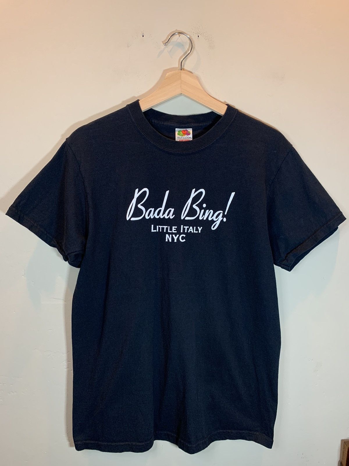 Vintage RARE* Vintage 90s Bada Bing! Sopranos Little Italy NYC Shirt Size US M / EU 48-50 / 2 - 1 Thumbnail