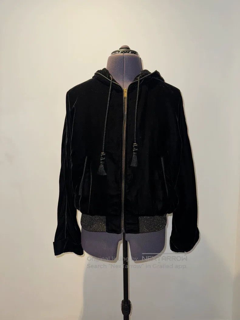 Saint Laurent Paris Saint Laurent Paris Wizard Hat Fringe Velvet Jacket Size US M / EU 48-50 / 2 - 5 Thumbnail