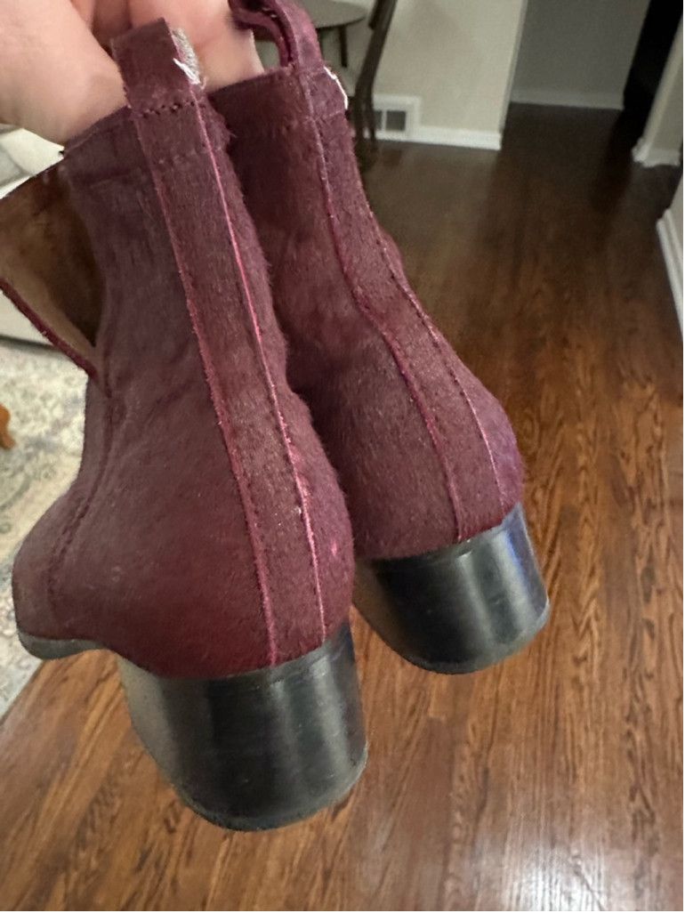 Jeffrey Campbell Jeffrey Campbell Ankle Boots Size 38.5 Burgundy Size US 8 / IT 38 - 6 Thumbnail