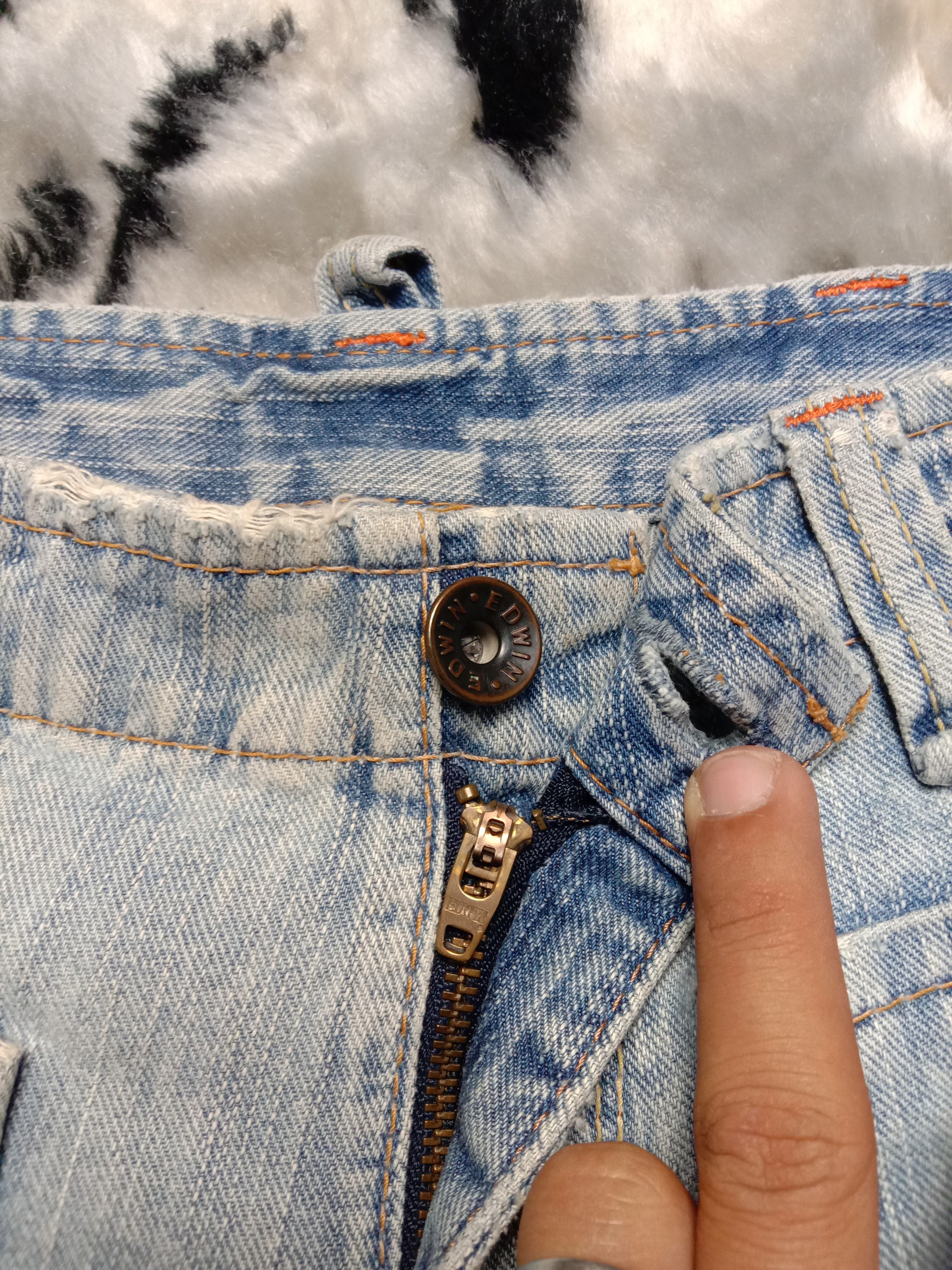 Edwin × Vintage Distressed Jean Edwin Bushpants Size US 30 / EU 46 - 8 Thumbnail