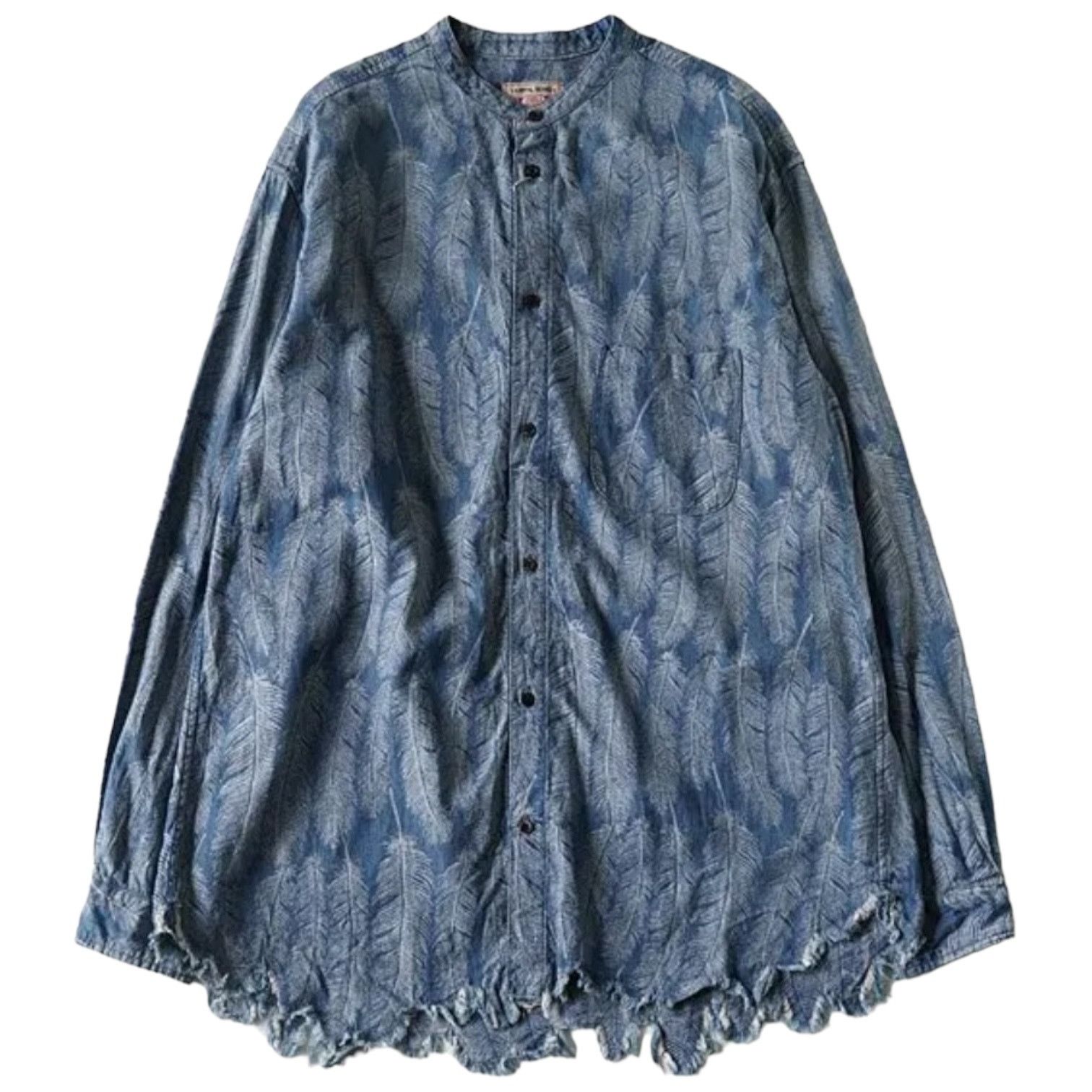 Kapital Kapital 5oz Magpie Denim Stand Shirt Size US XL / EU 56 / 4 - 1 Thumbnail