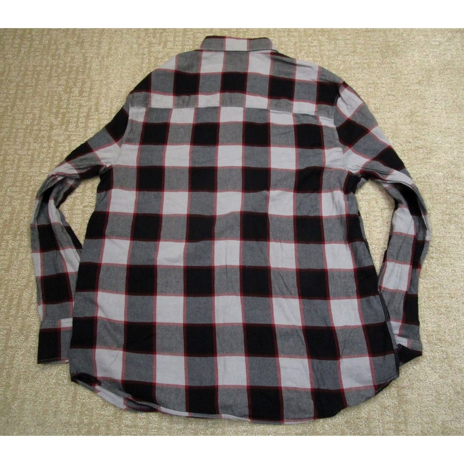 Paige Paige Shirt Men XL Black Plaid Long Sleeve Button Up Lumberjack Logger Size US XL / EU 56 / 4 - 3 Thumbnail