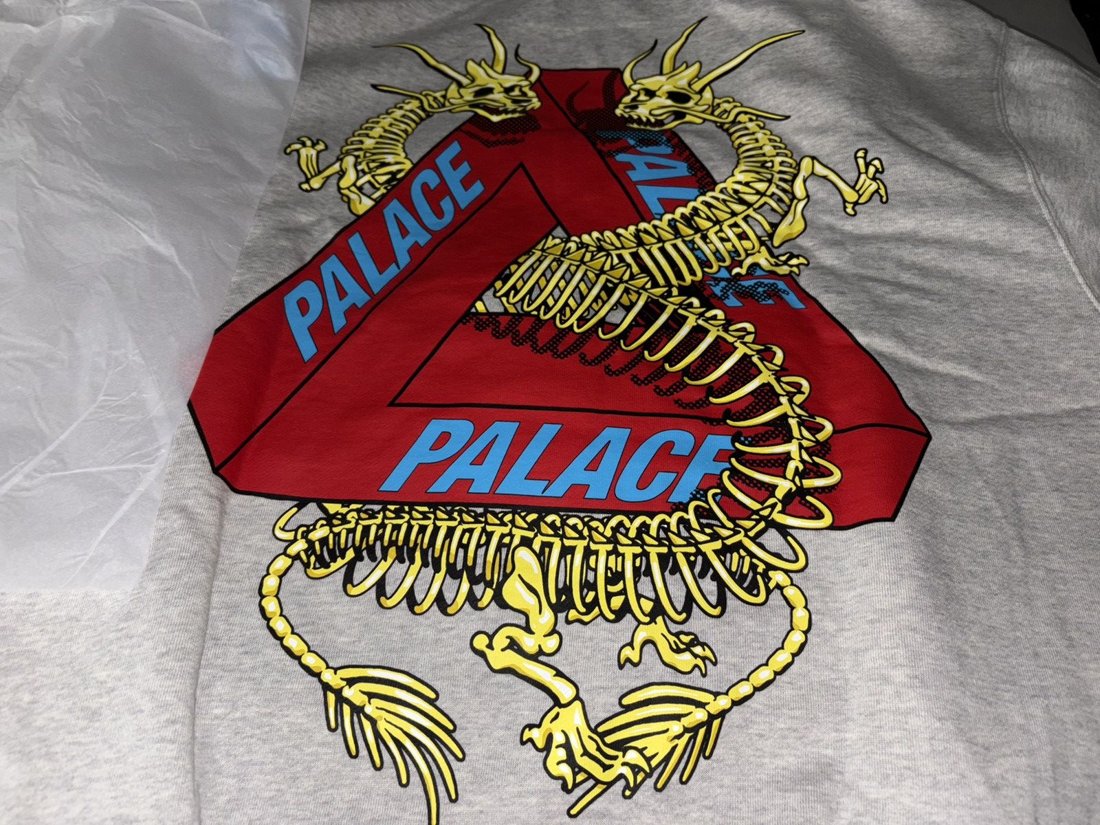 Palace Palace Dragon Bones Tri Ferg Hoodie Grey Size US XL / EU 56 / 4 - 2 Thumbnail