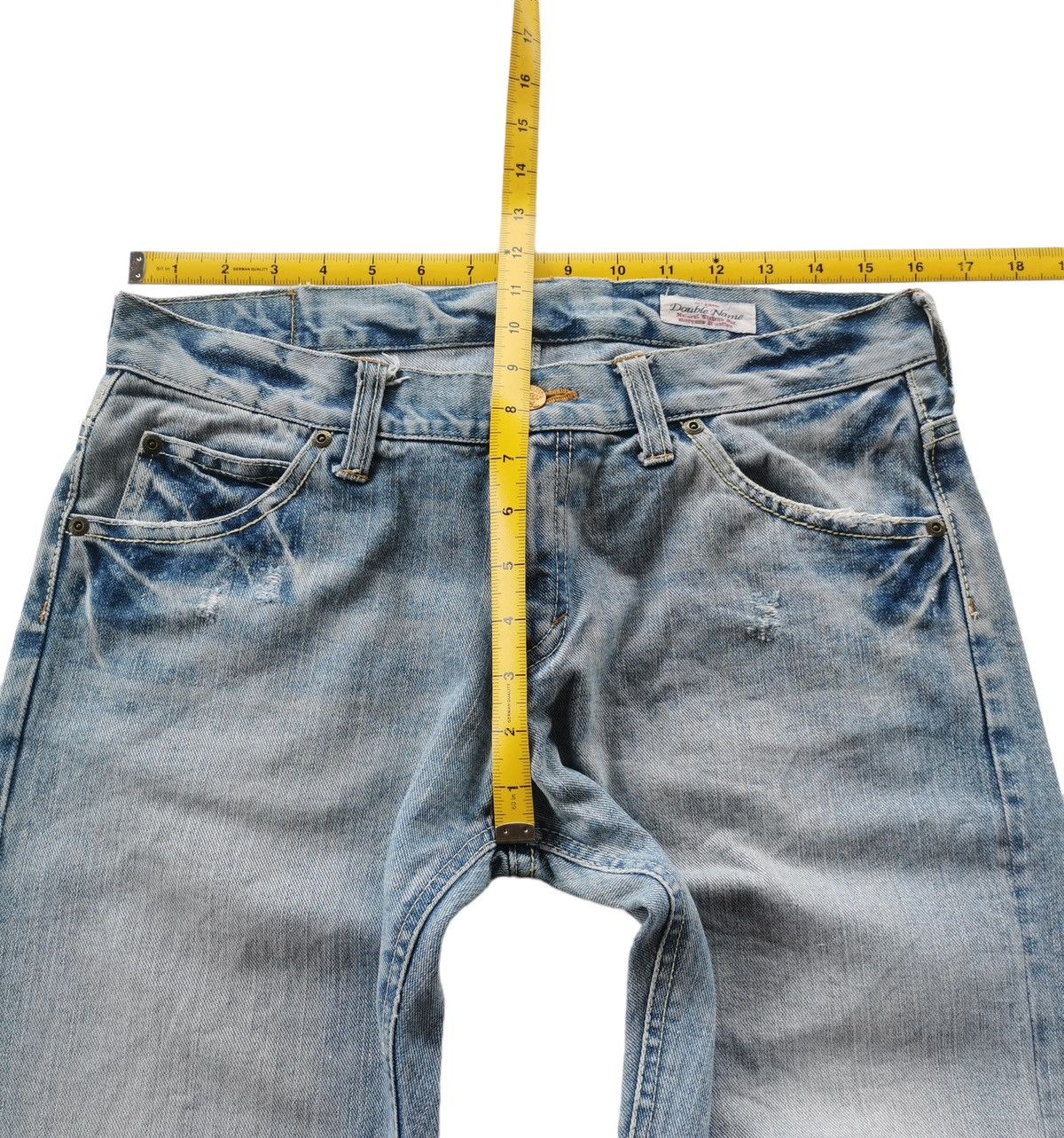 Japanese Brand Double Name Jeans Size US 31 - 8 Thumbnail