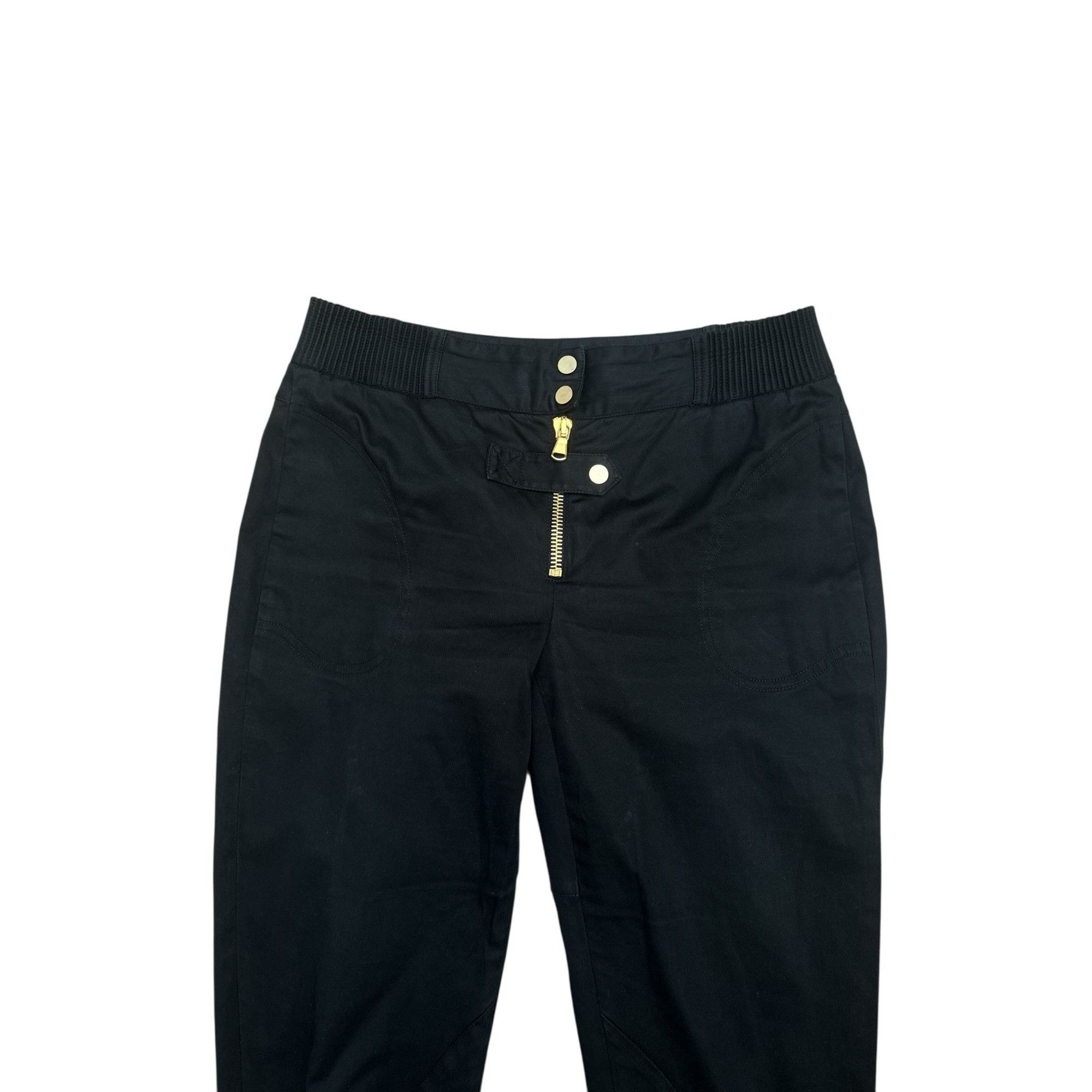 Alexander McQueen 2007 Black Zipped Trousers Size 28" / US 6 / IT 42 - 2 Thumbnail