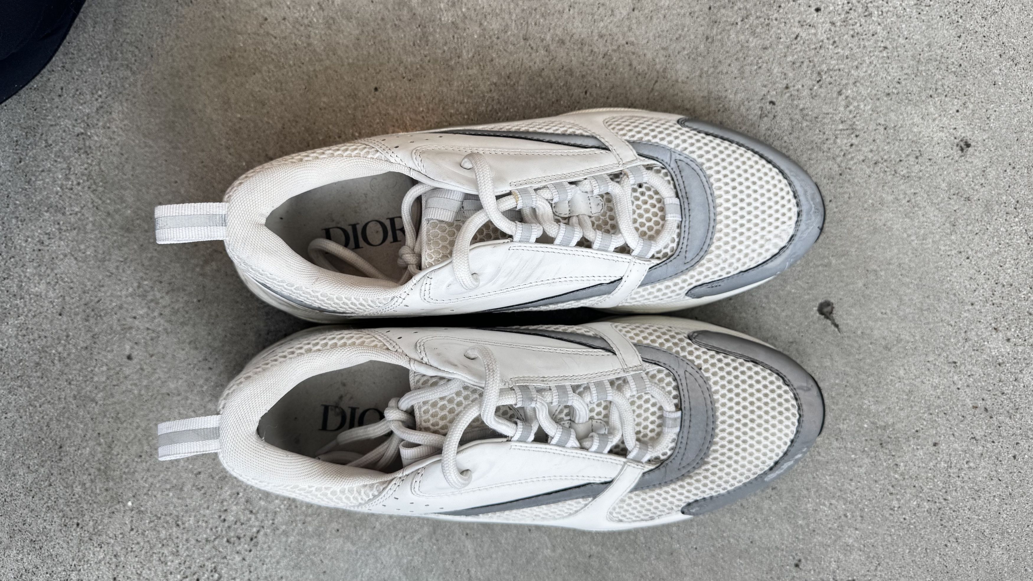 Dior Dior B22 Chunky Sneakers White Grey Size 45 Authentic Size US 12 / EU 45 - 8 Thumbnail