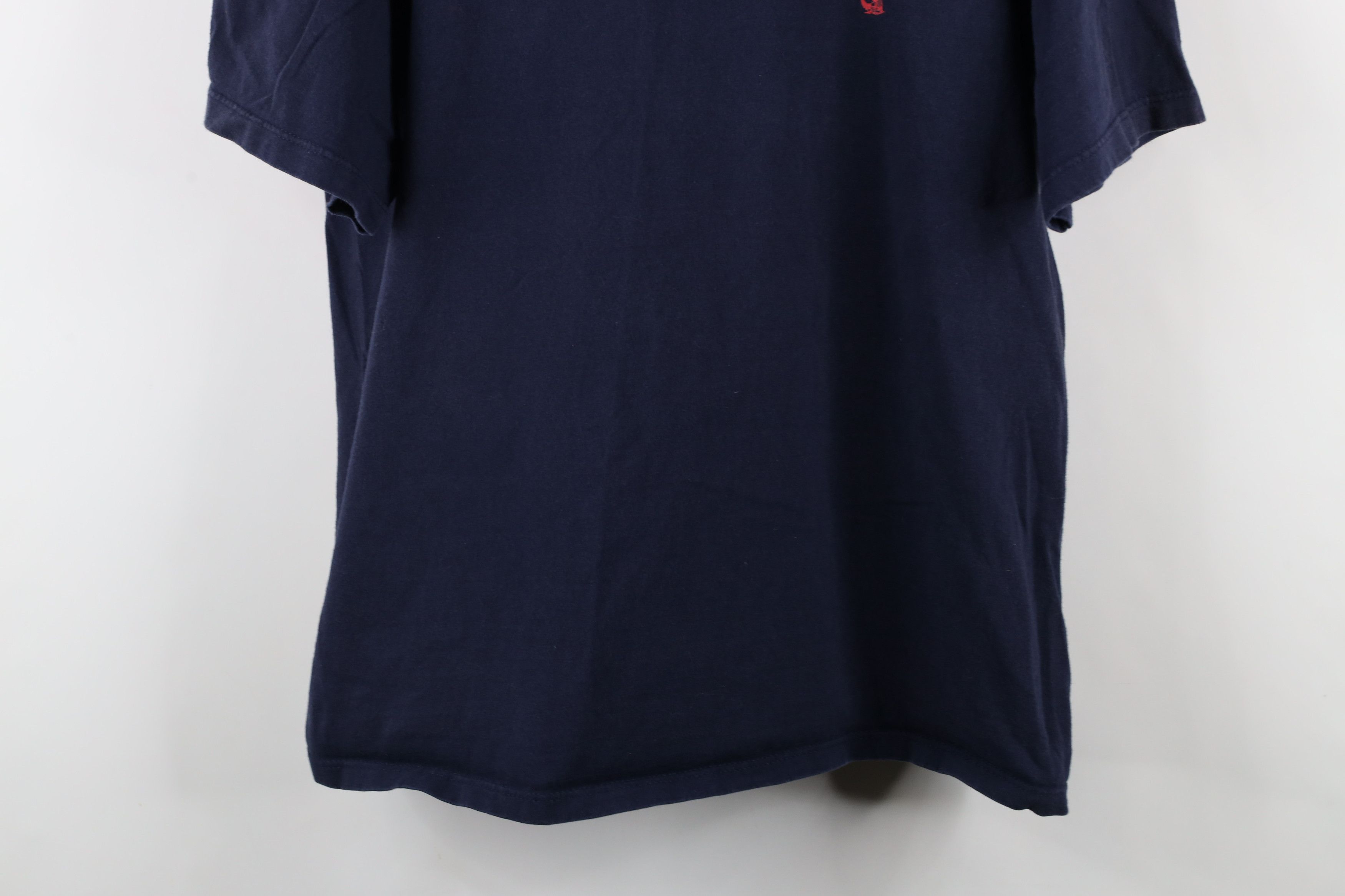 Nautica × Vintage Vintage 90s Nautica Short Sleeve T-Shirt Blue Cotton USA Size US XL / EU 56 / 4 - 3 Thumbnail