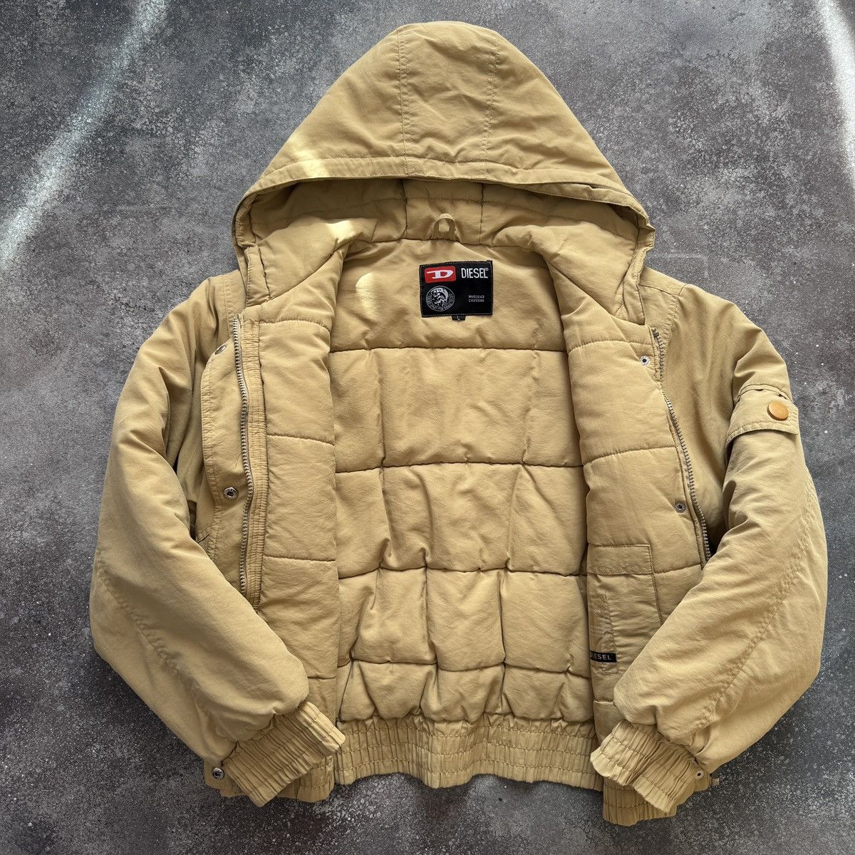 Diesel Diesel Vintage Y2K Boxy Fit Unisex Cropped Bomber Jacket Size US M / EU 48-50 / 2 - 12 Thumbnail