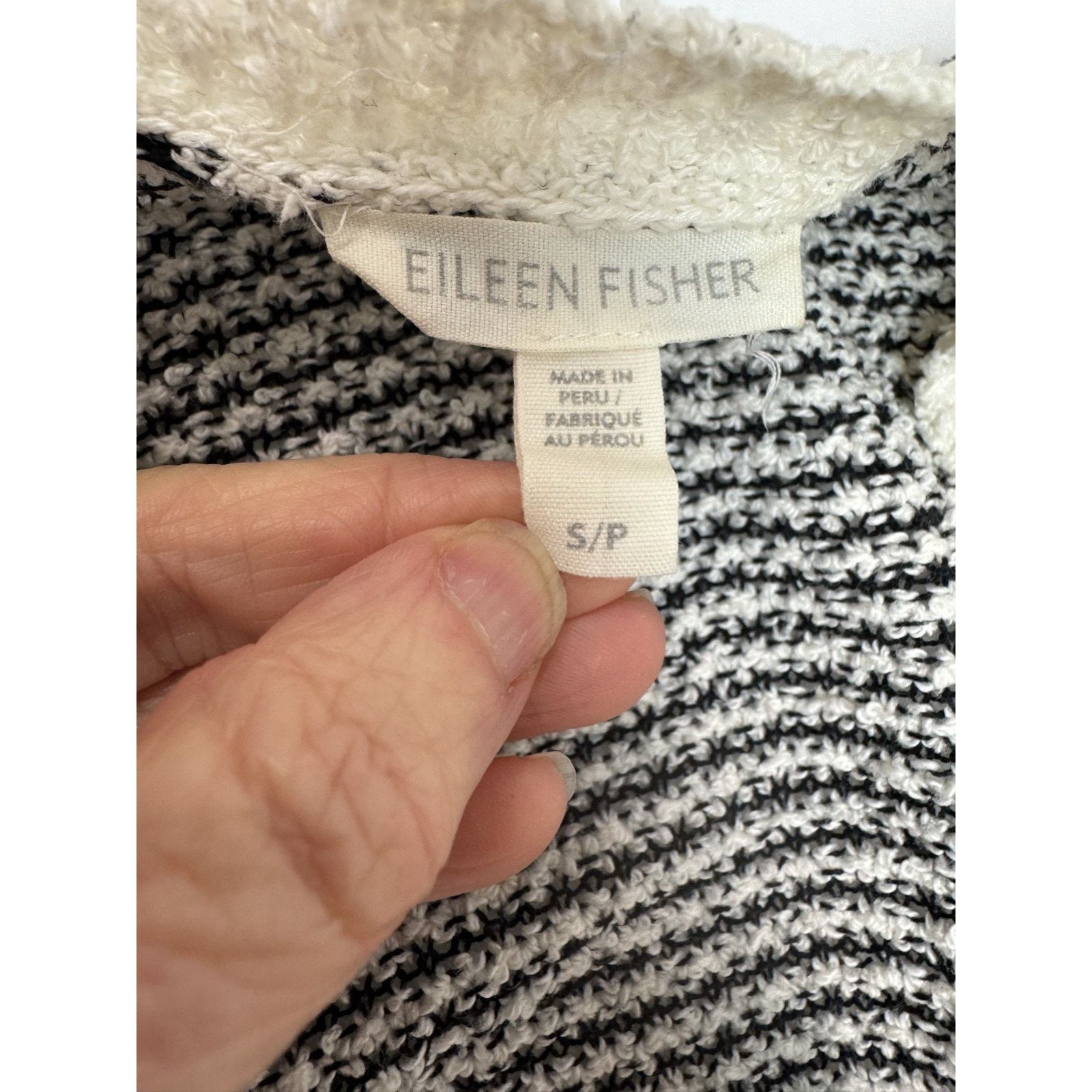 Eileen Fisher Eileen Fisher Organic Cotton Open Front Sweater Small Size S / US 4 / IT 40 - 3 Thumbnail