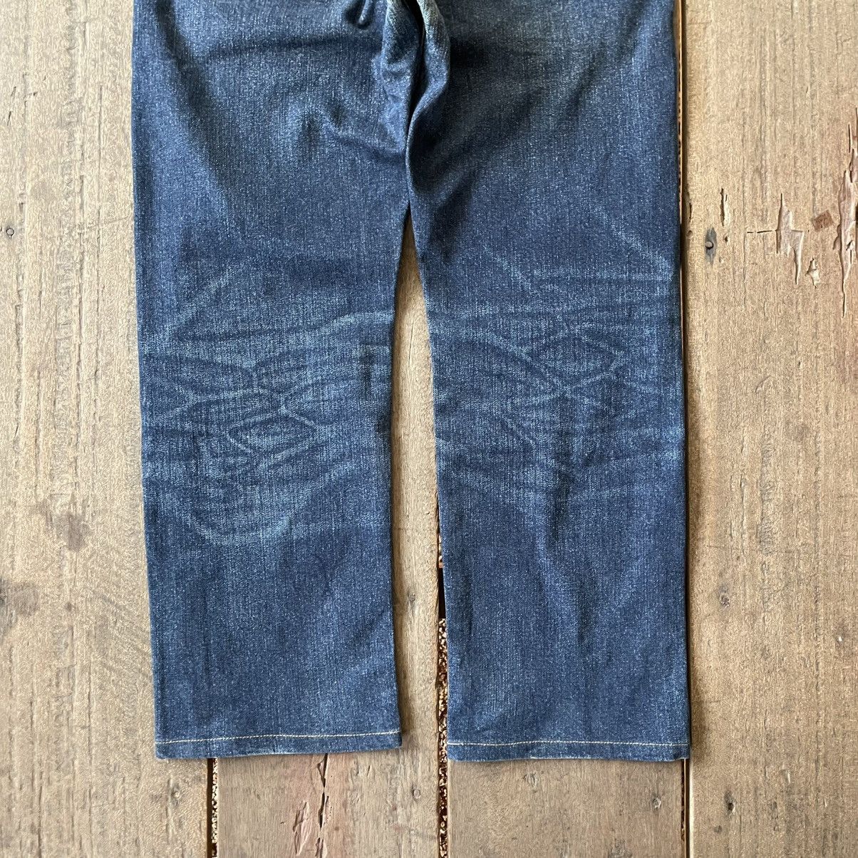 Levi's 🔥Vintage Levis 505 Big E Stoned Washed Denim Jeans Size US 32 / EU 48 - 6 Thumbnail