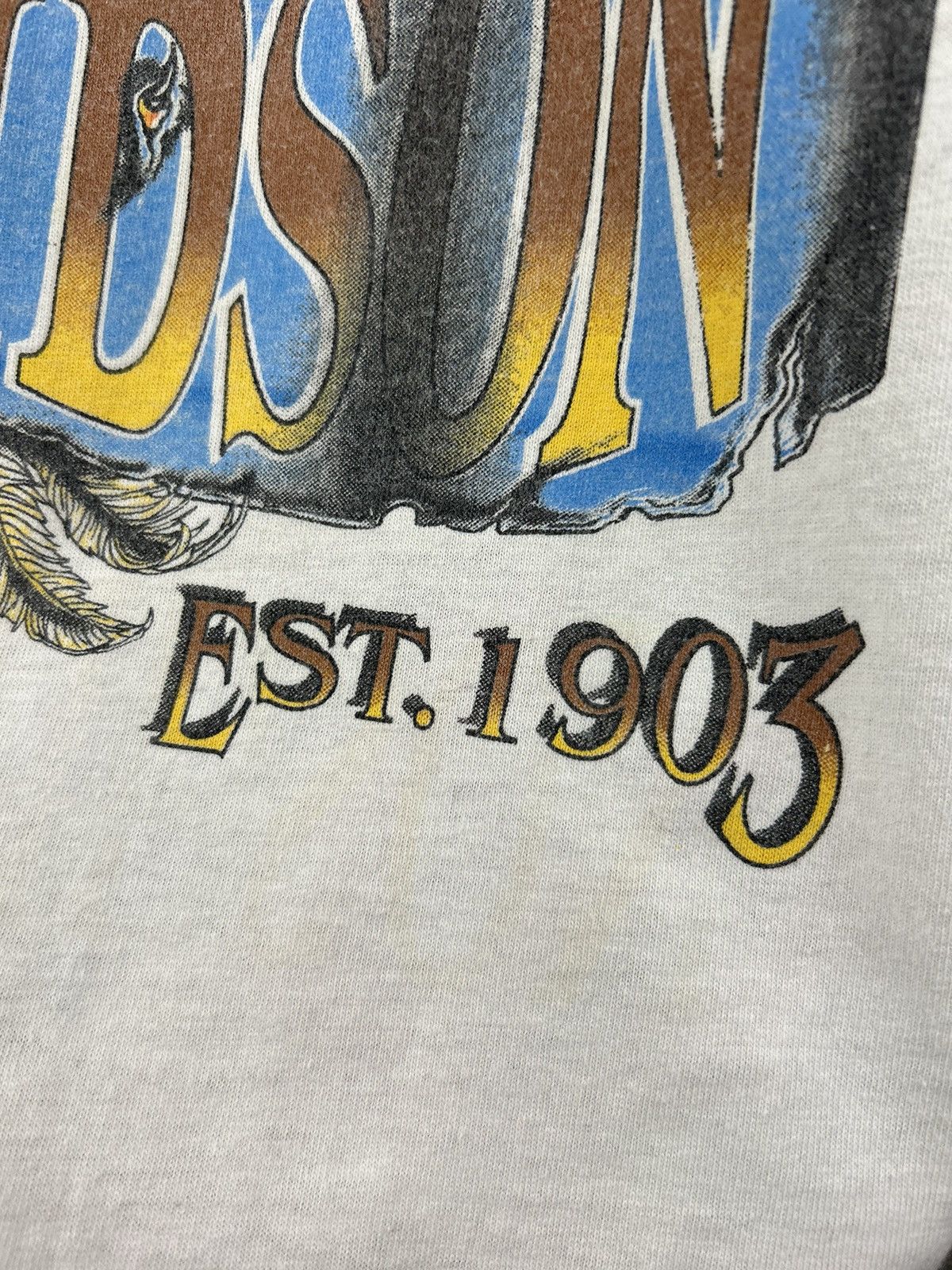 Harley Davidson Vintage 90s Harley Davidson Eagle T shirt Size US XL / EU 56 / 4 - 14 Thumbnail