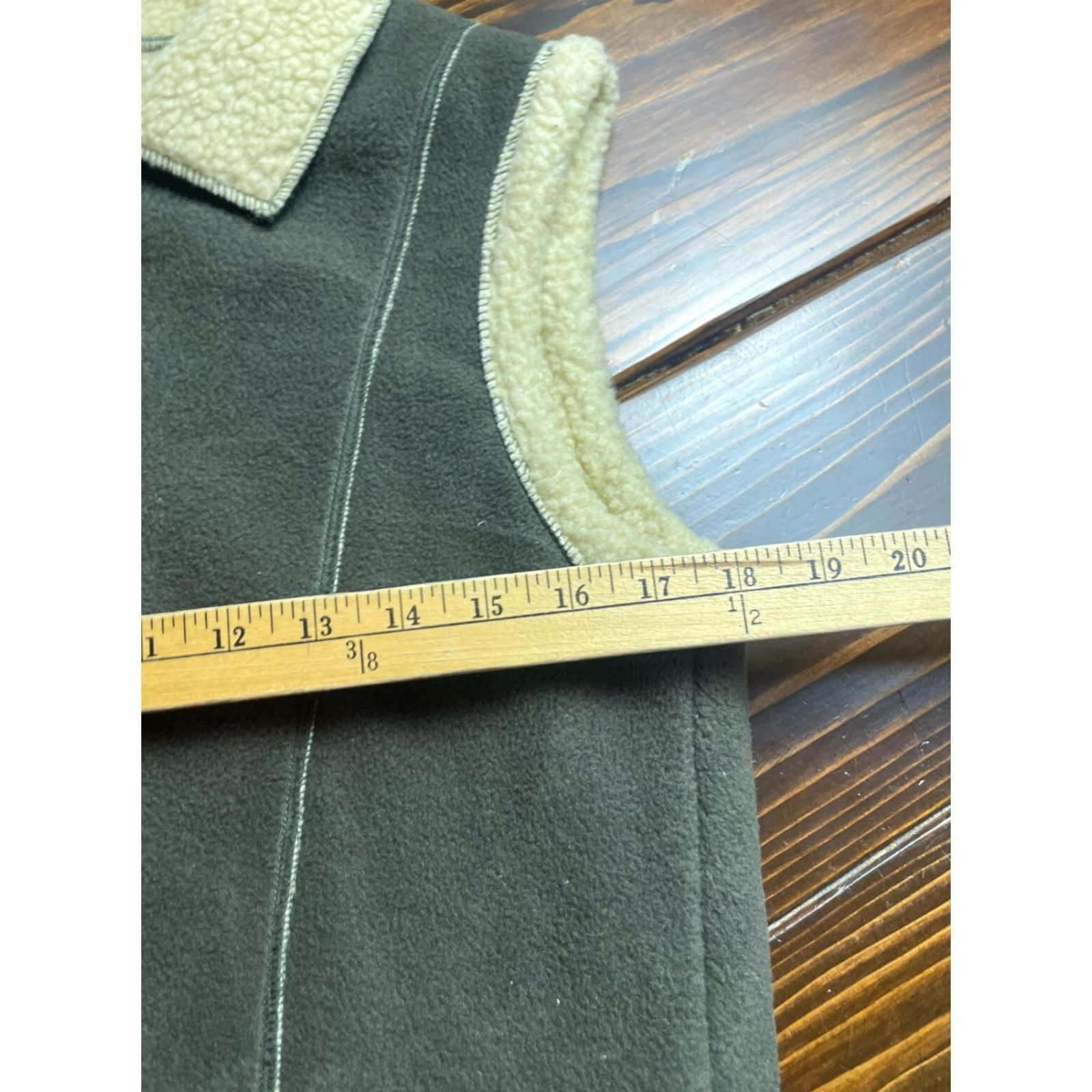 Vintage Barrage Jacket Women's Size Small Green Cream Full Zip Vest Fleece Size S / US 4 / IT 40 - 6 Thumbnail