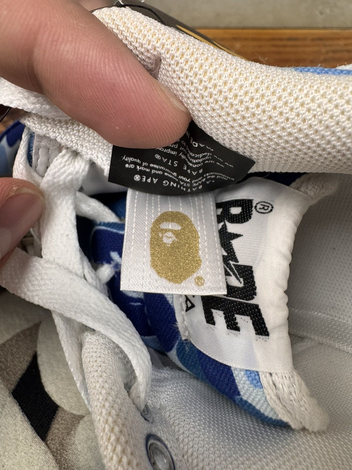 Bape Bape ABC Blue Camo Bape STA Size US 8 / EU 41 - 12 Thumbnail