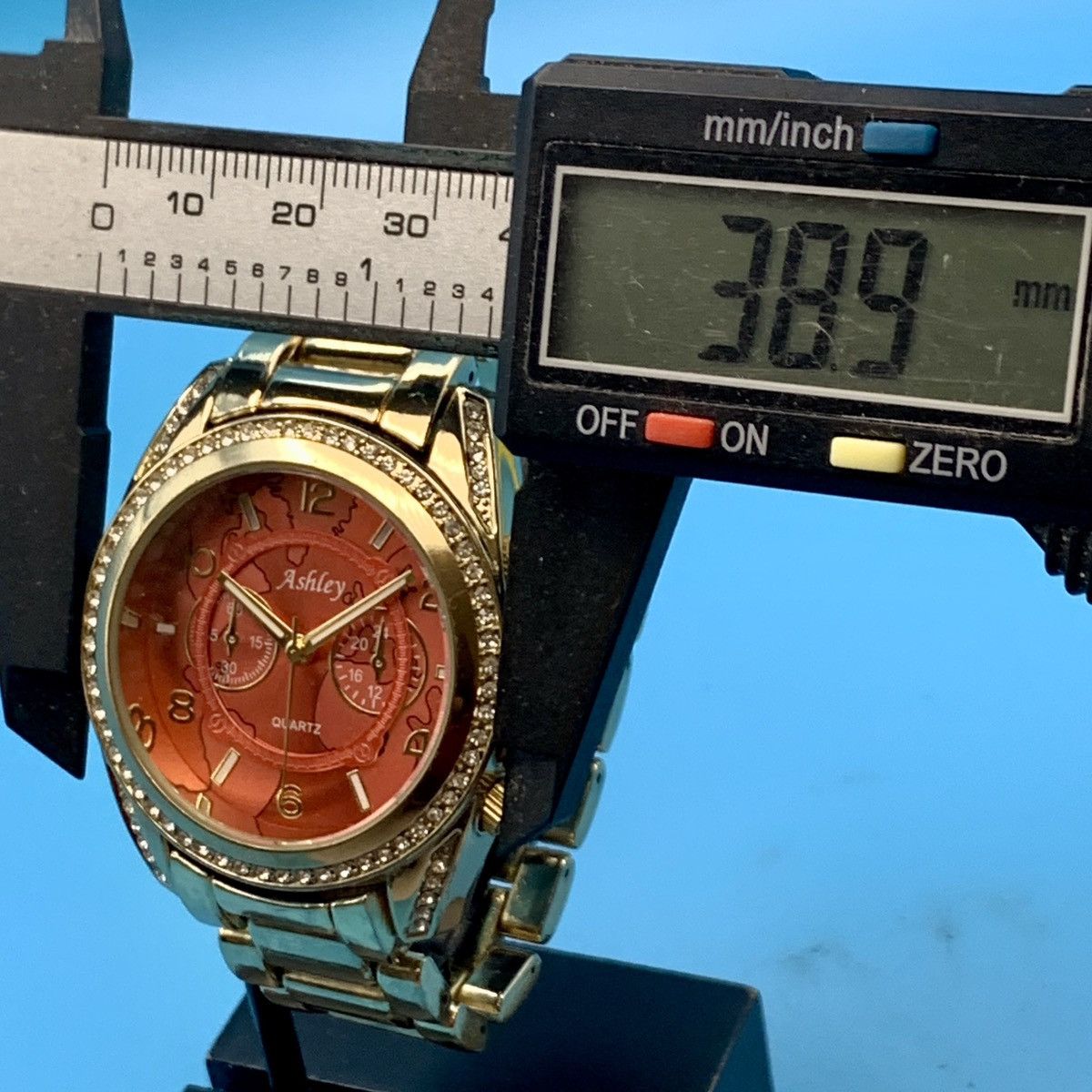 Other ASHLEY 7694 Women’s Wristwatch Crystals Map Works New Batt Size ONE SIZE - 9 Thumbnail