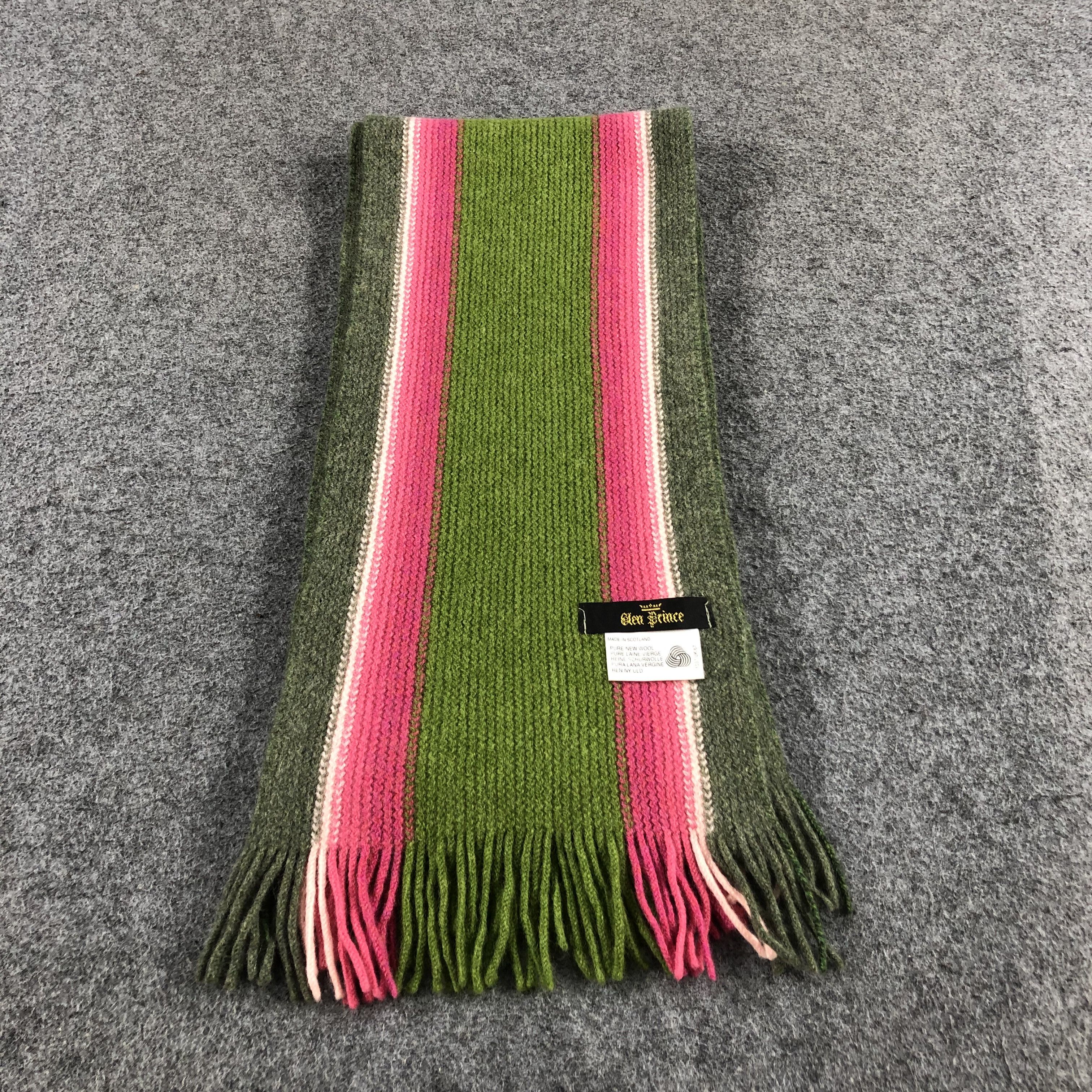 Vintage Glen Prince Scarf Muffler Wool V973 Size ONE SIZE - 2 Thumbnail
