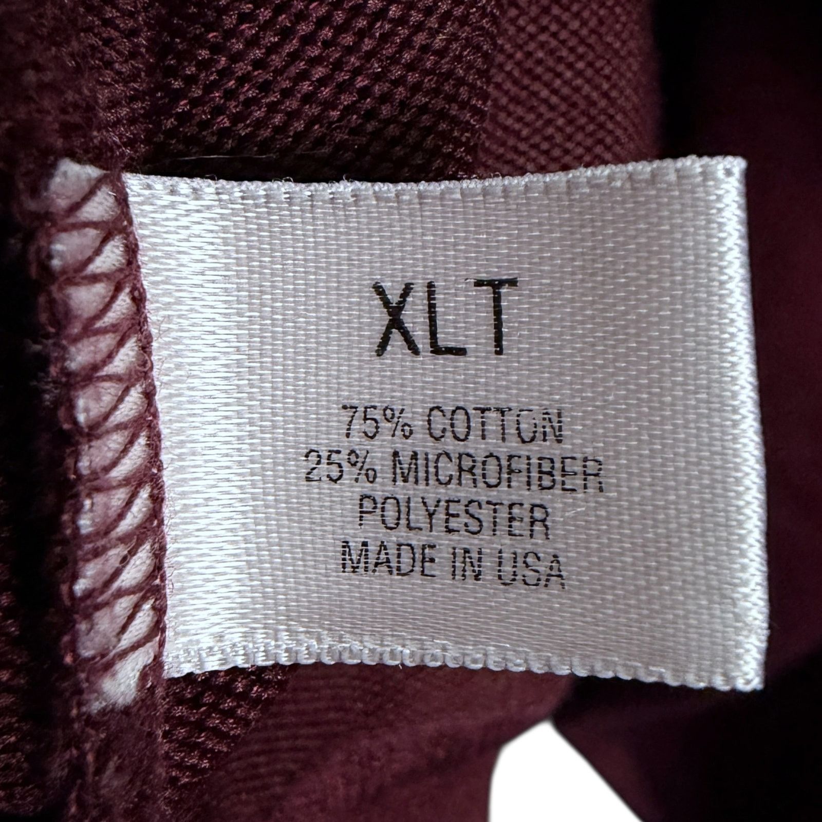 St. Croix Vtg St. Croix Knits Dark Red Long Sleeve Polo Shirt XLT Long Size US XL / EU 56 / 4 - 7 Thumbnail