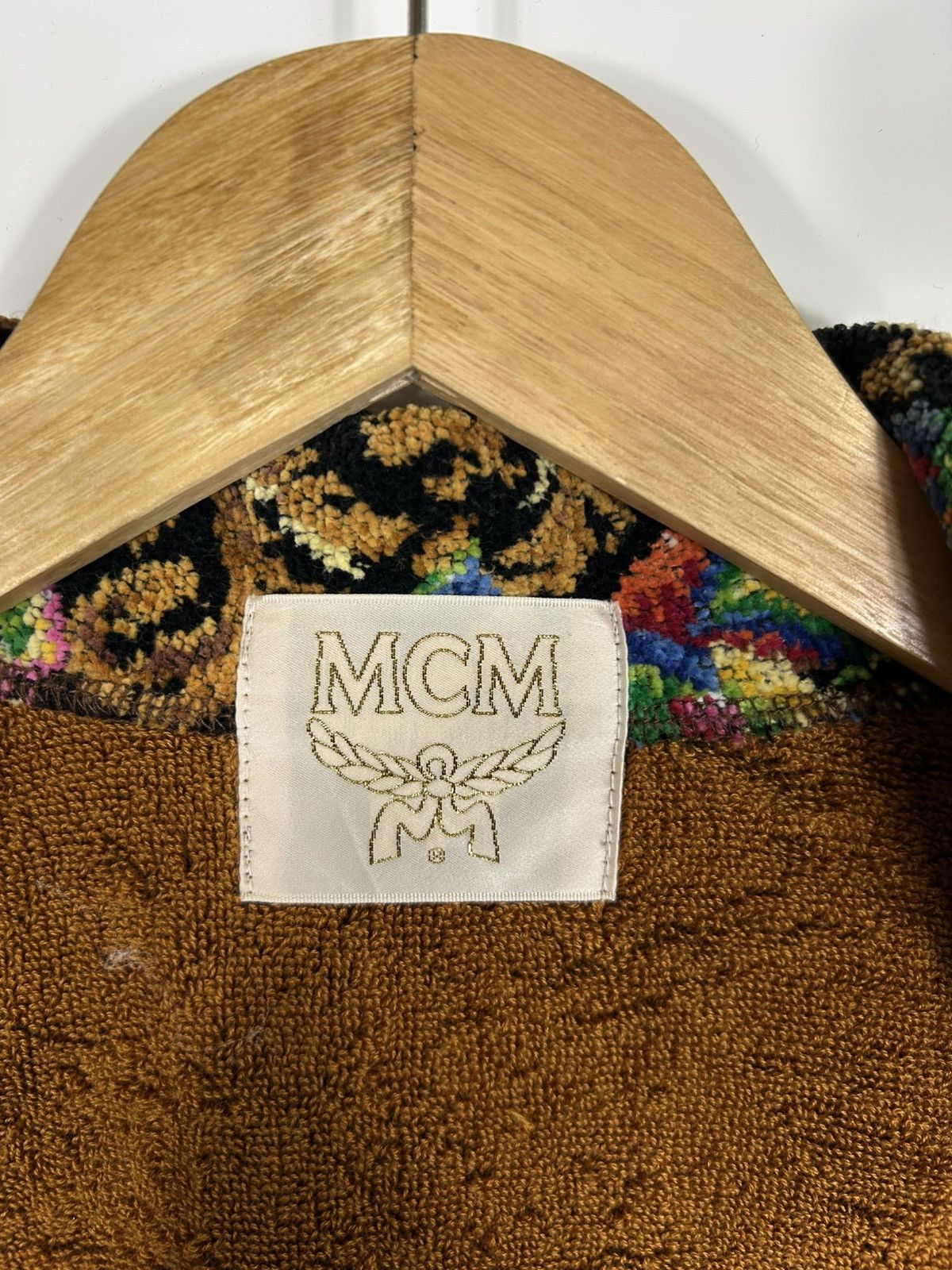 MCM 🔥MCM Tapestry Collar Monogram Unisex Bath Rob Jacket Size US L / EU 52-54 / 3 - 11 Thumbnail