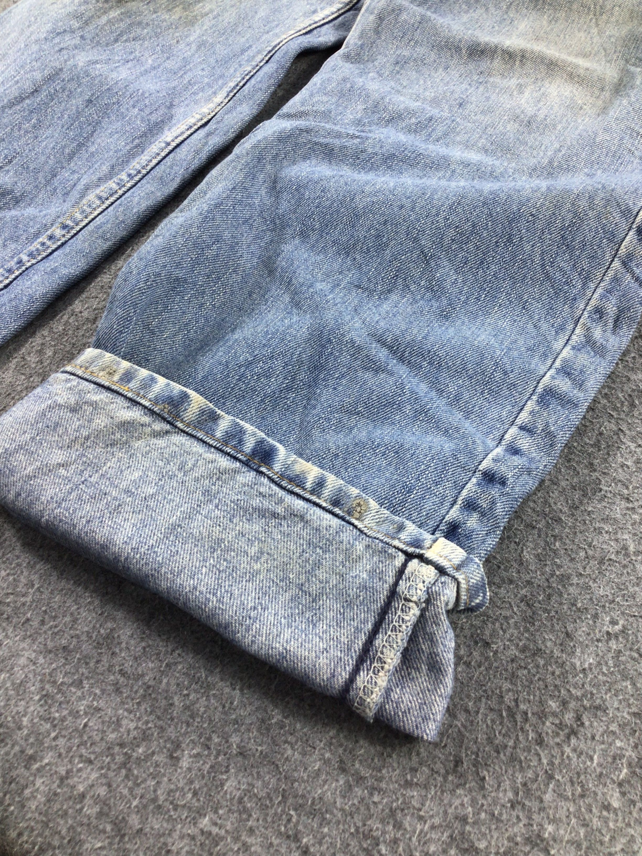 Levi's Vintage Levi's 550 Jeans Dirty Blue Wash Denim KJ239 Size US 34 / EU 50 - 6 Thumbnail