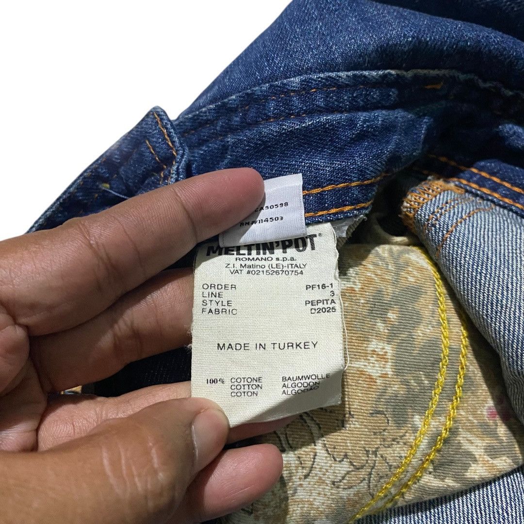 Other Meltin pot distressed denim overall shorts Size 28" / US 6 / IT 42 - 12 Thumbnail