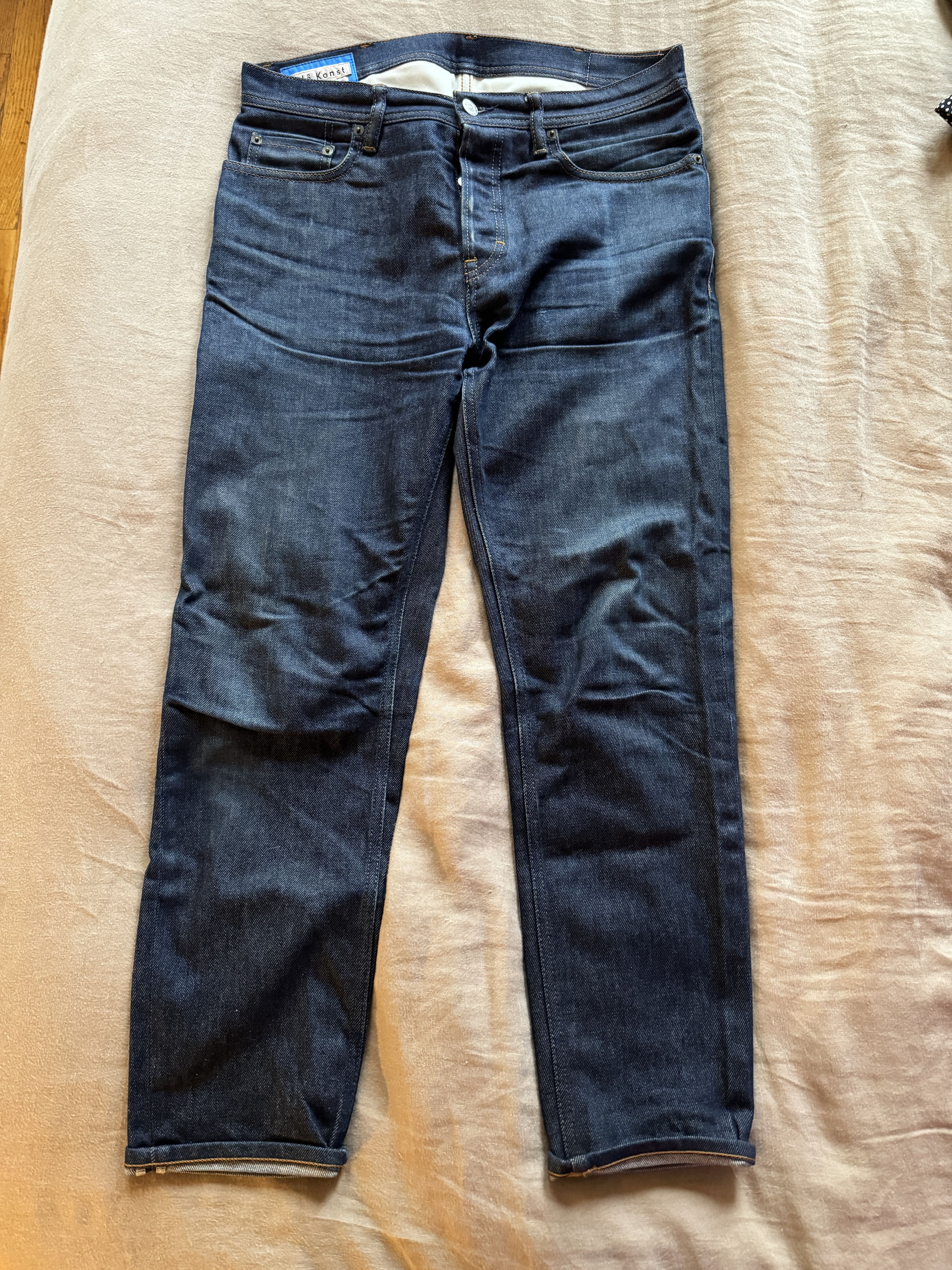 Image of Acne Studios River Indigo Jeans, Men's (Size 31)