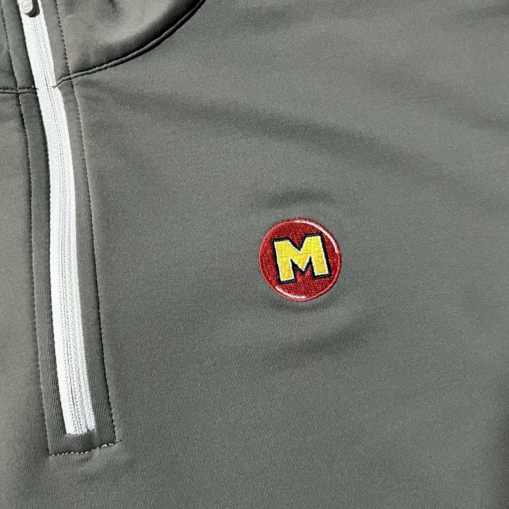 Peter Millar Peter Millar 1/4 Zip Pullover Mens 2XL Gray Maryland Terrapins Performance Golf Shirt Size US XXL / EU 58 / 5 - 6 Thumbnail