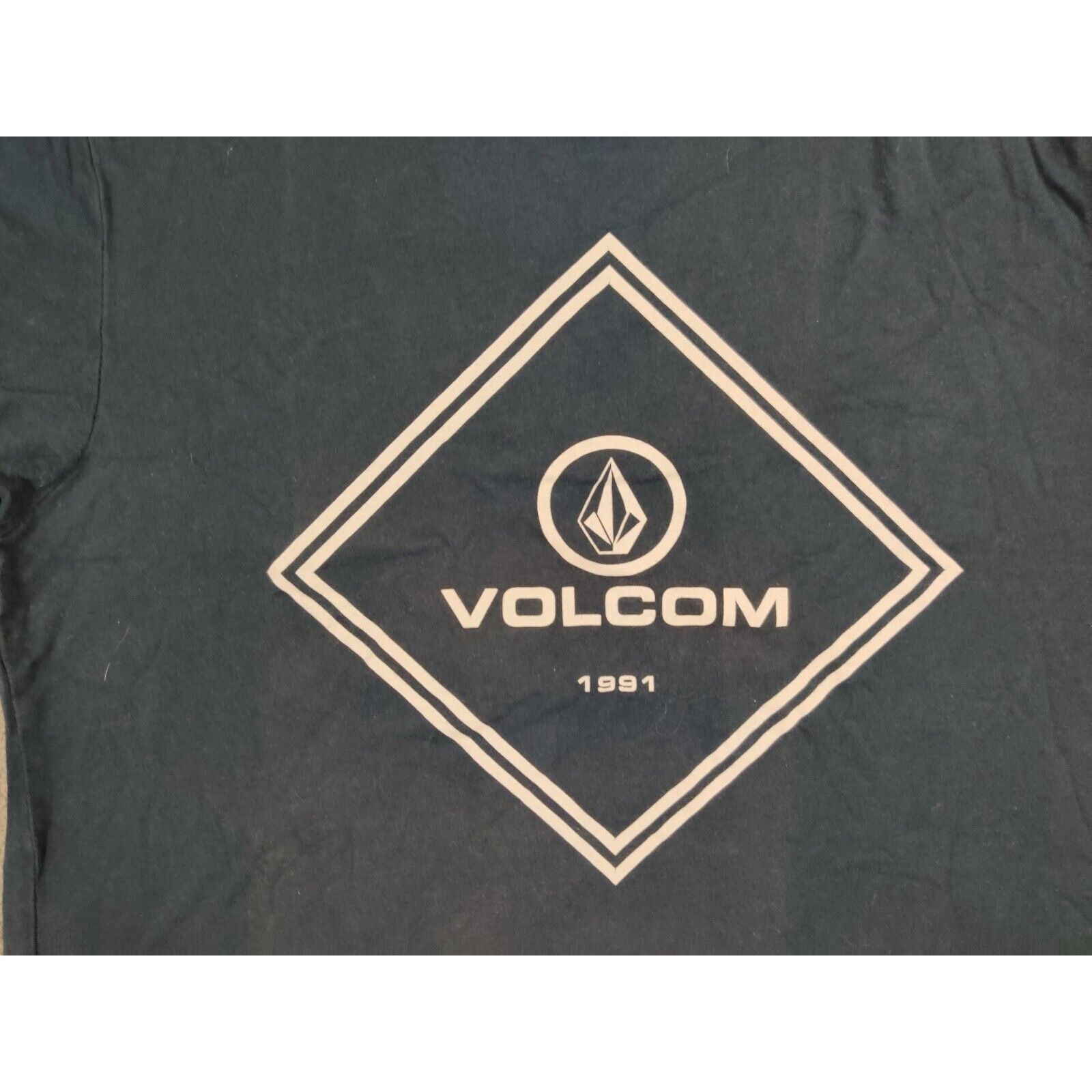 Volcom Volcom Shirt Adult Mens Medium Dark Blue Stone Logo Size US M / EU 48-50 / 2 - 2 Thumbnail