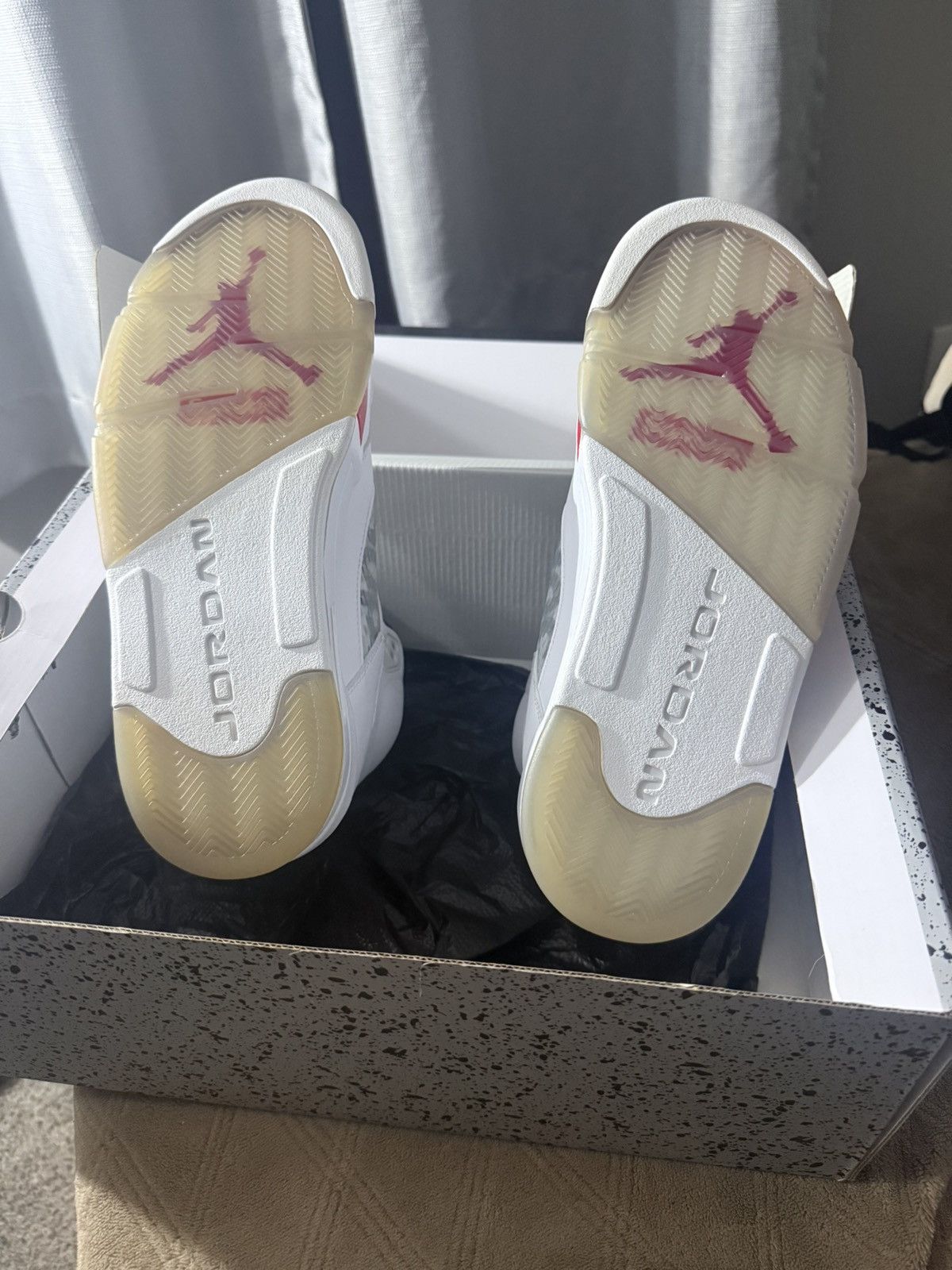 Jordan Brand × Supreme Jordan 5 white supreme Size US 11 / EU 44 - 9 Thumbnail
