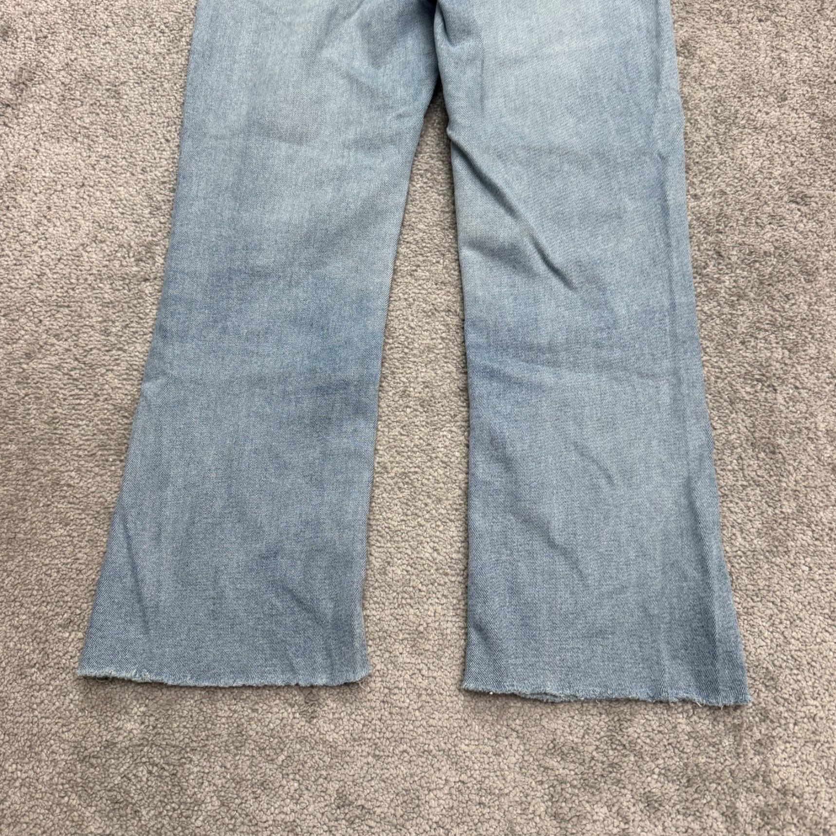 Bdg VINTAGE BDG Streetwear Women's Cropped Flare Jeans High Rise Light Wash 28x24 Size 27" / US 4 / IT 40 - 5 Thumbnail