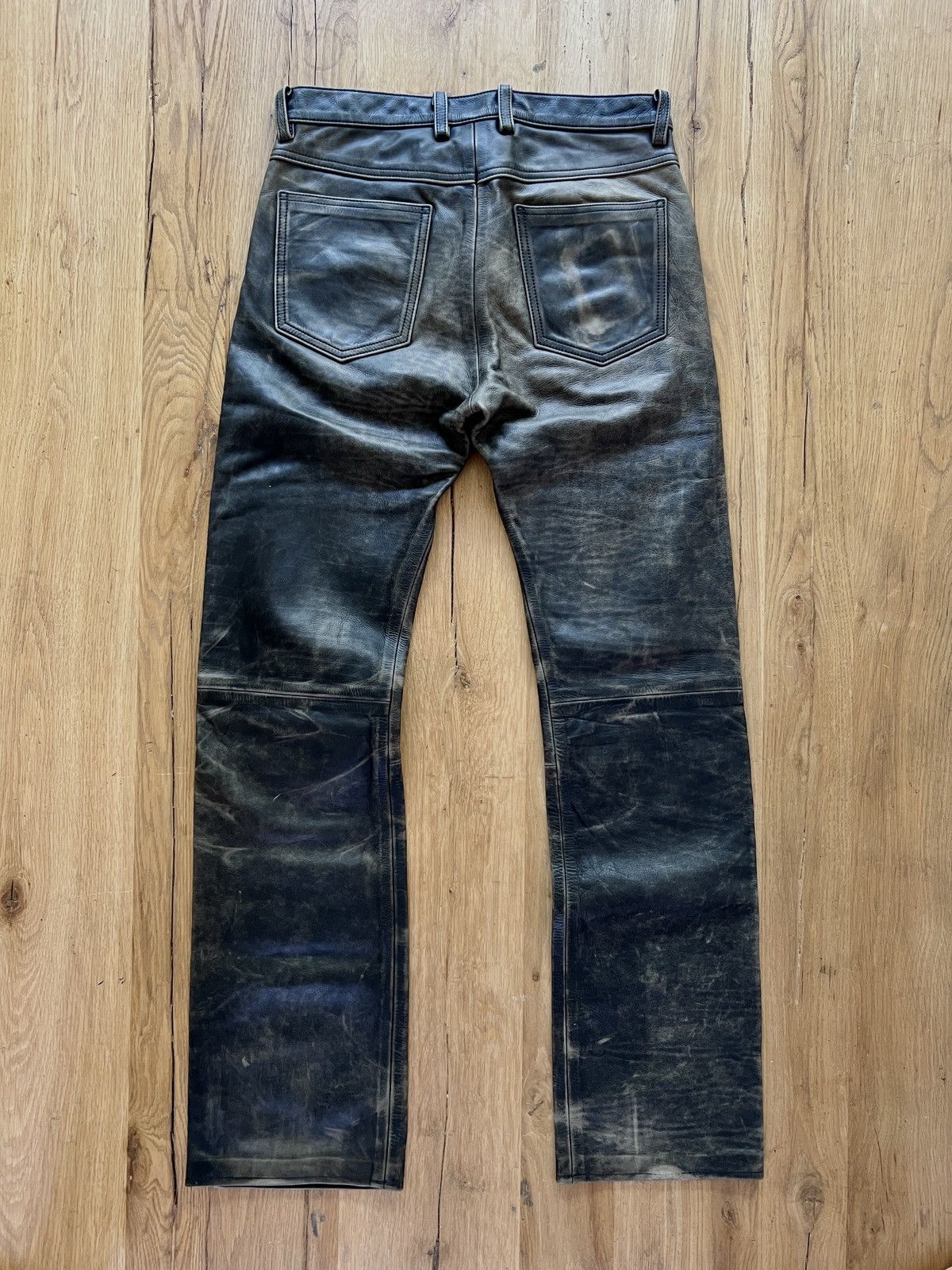 Vintage Leather Pants Size US 30 / EU 46 - 2 Thumbnail