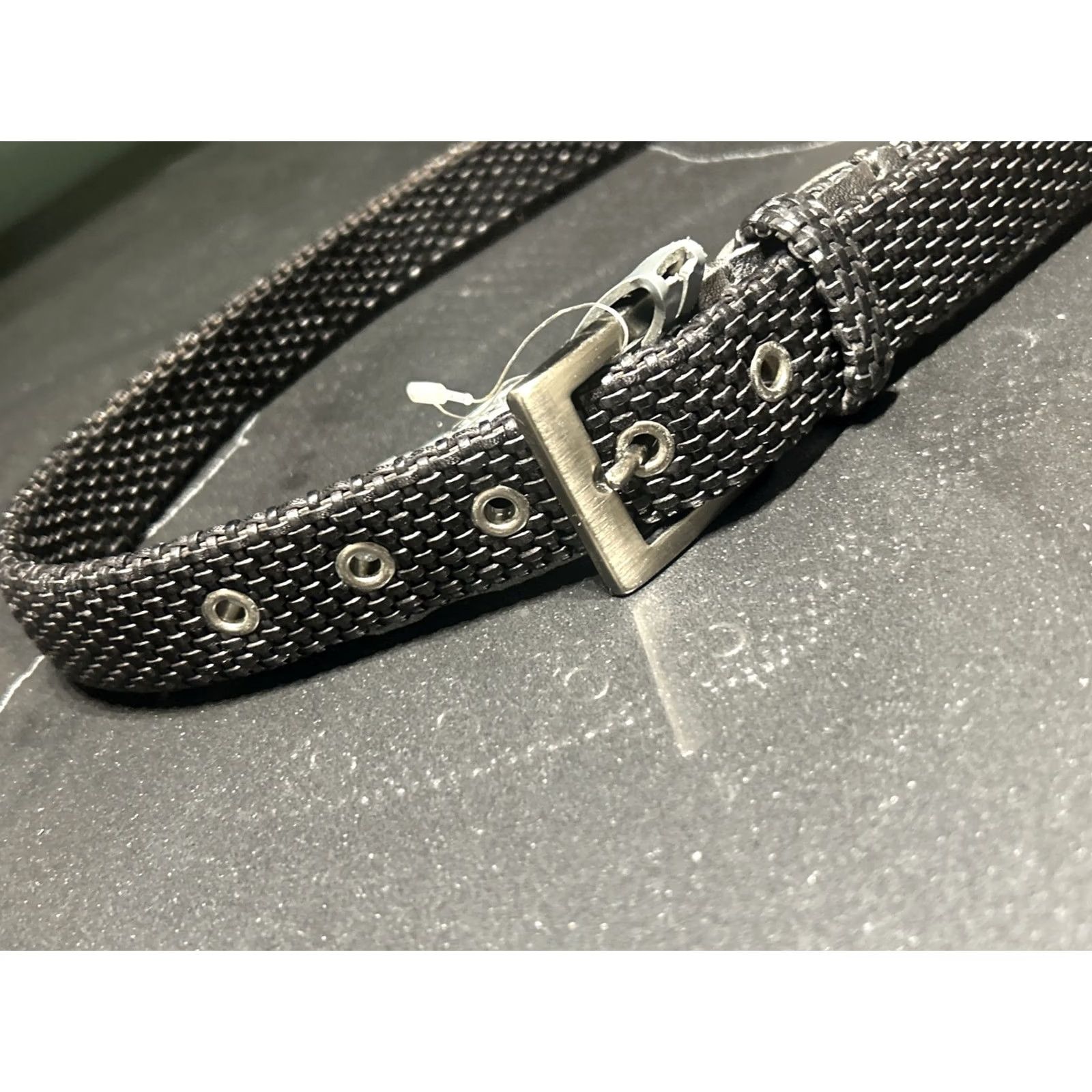 PT Torino Torino Belt NWT Size 34 Black Italian Leather Woven Men 34 Belt Size 34 - 7 Thumbnail