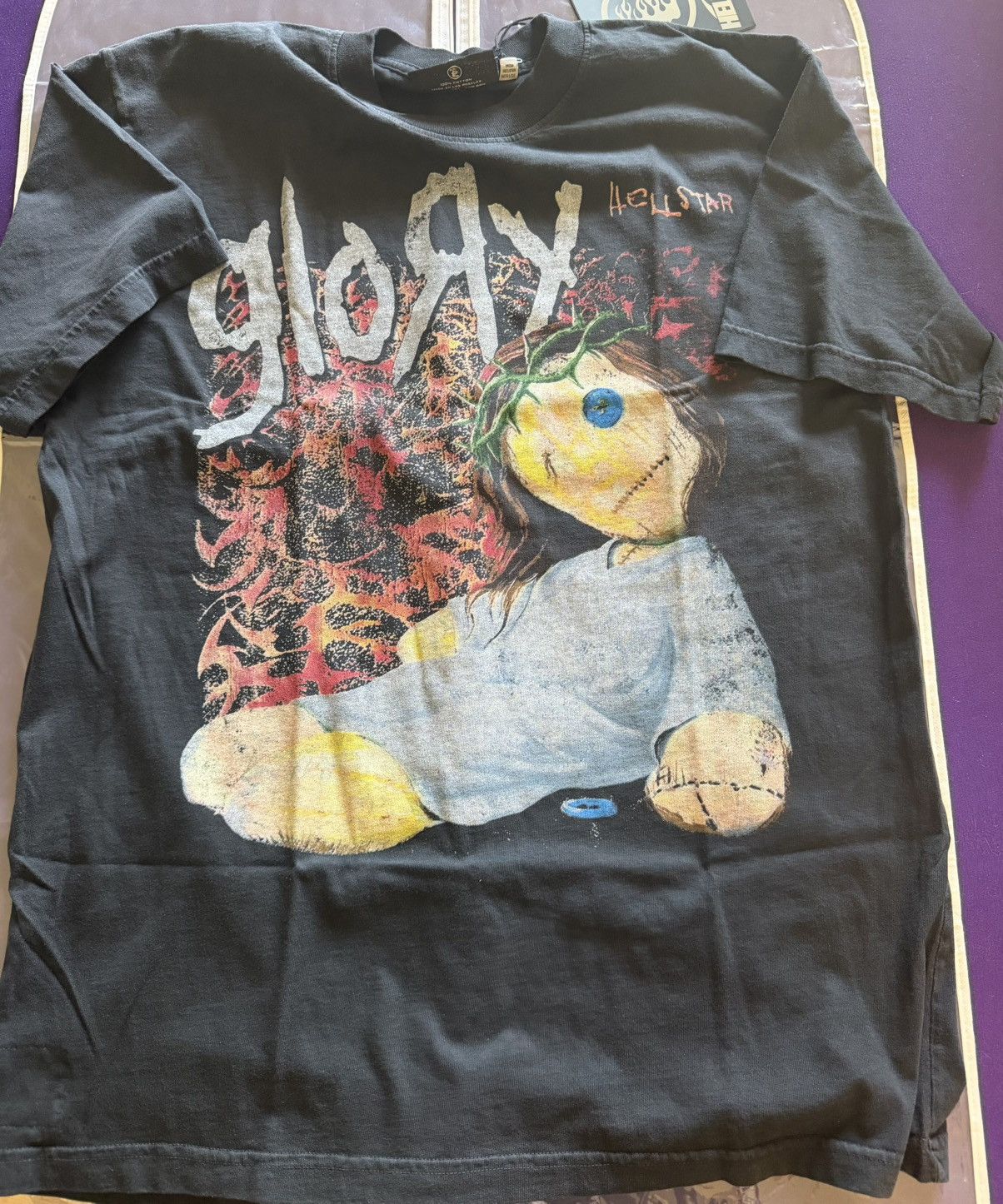 HELLSTAR Hellstar Glory Tee (voodoo doll), Sz L. New & Authentic Size US L / EU 52-54 / 3 - 3 Thumbnail