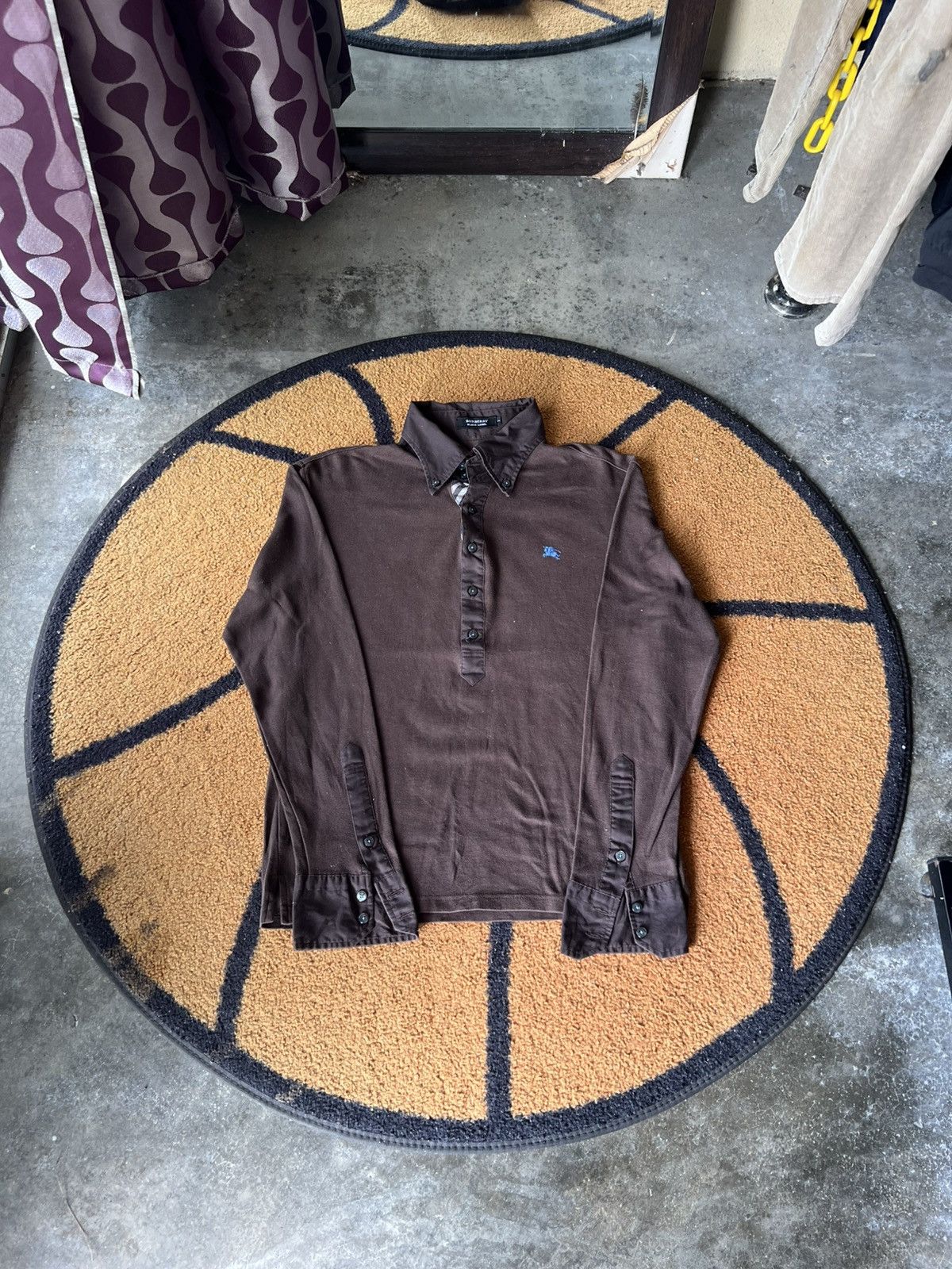 Burberry 🔥Burberry Black Label Long Sleeves Colar Size US S / EU 44-46 / 1 - 1 Thumbnail