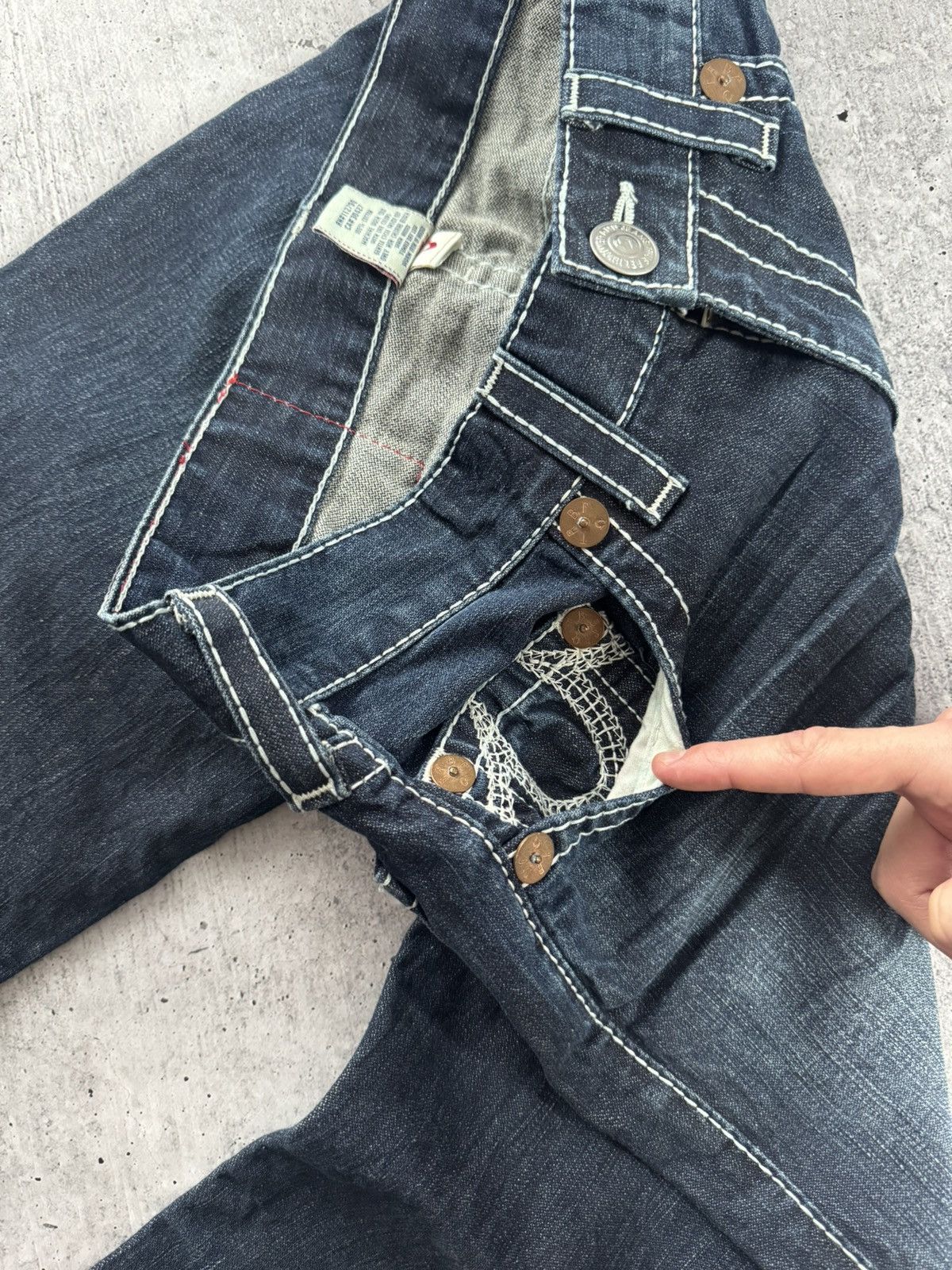 True Religion True Religion Denim Vintage Jeans 2000s Luxury Streetwear 32 Size US 32 / EU 48 - 6 Thumbnail