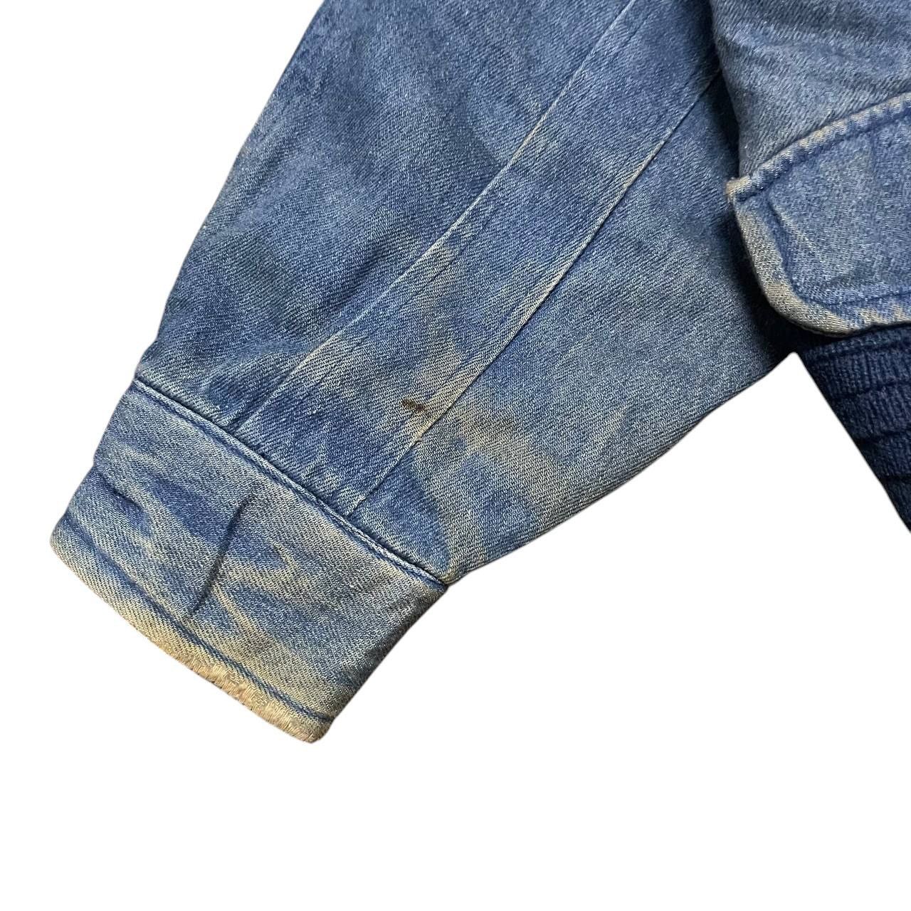 Japanese Brand Vintage Issey Miyake Inspired Wide K Denim Bomber Jacket Size US M / EU 48-50 / 2 - 5 Thumbnail