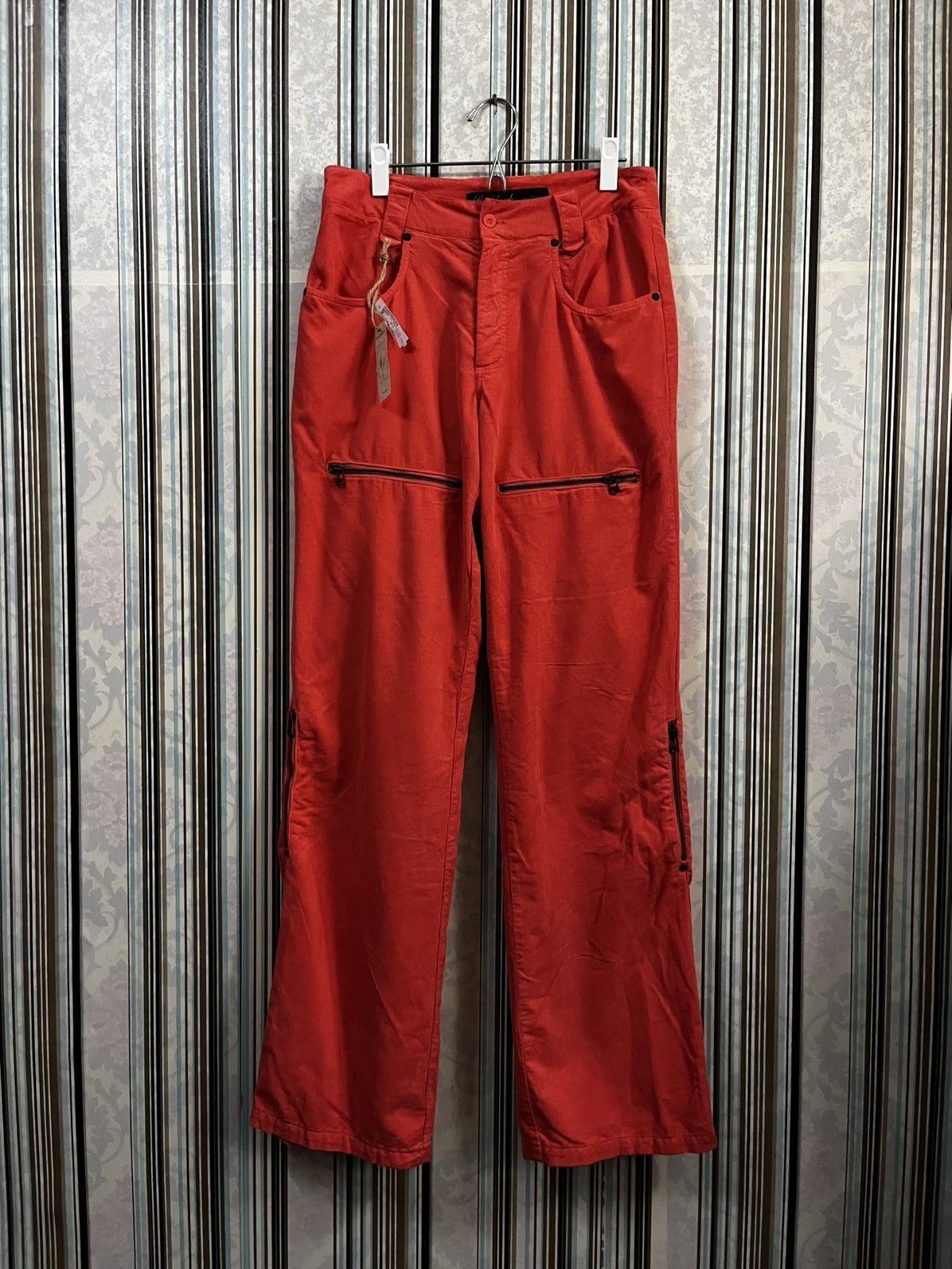 BASISBROEK 2000s NWT corduroy zip-techwear #H4 Size US 29 - 2 Thumbnail