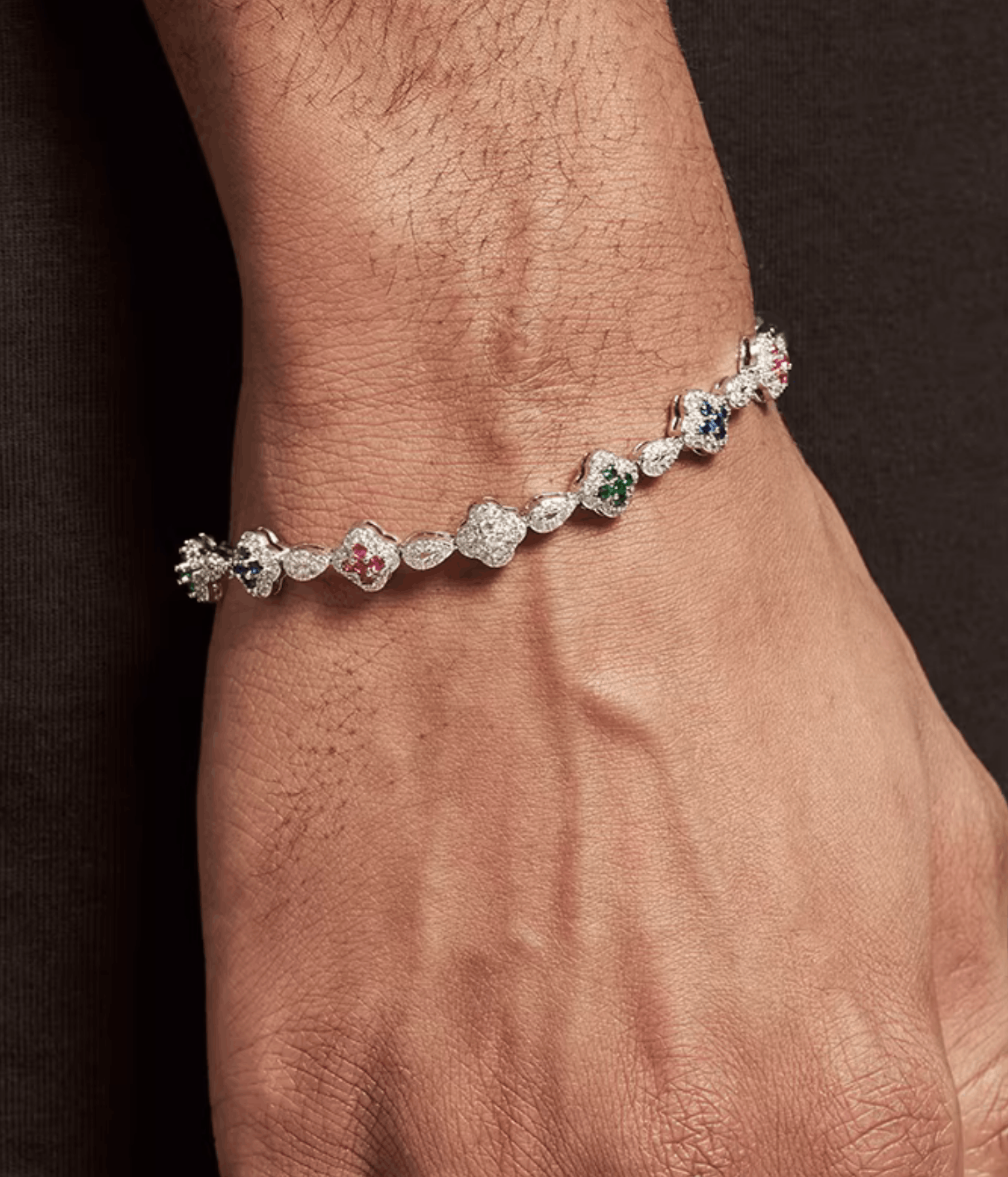 Jewelry Flower Bracelet Size ONE SIZE - 4 Thumbnail