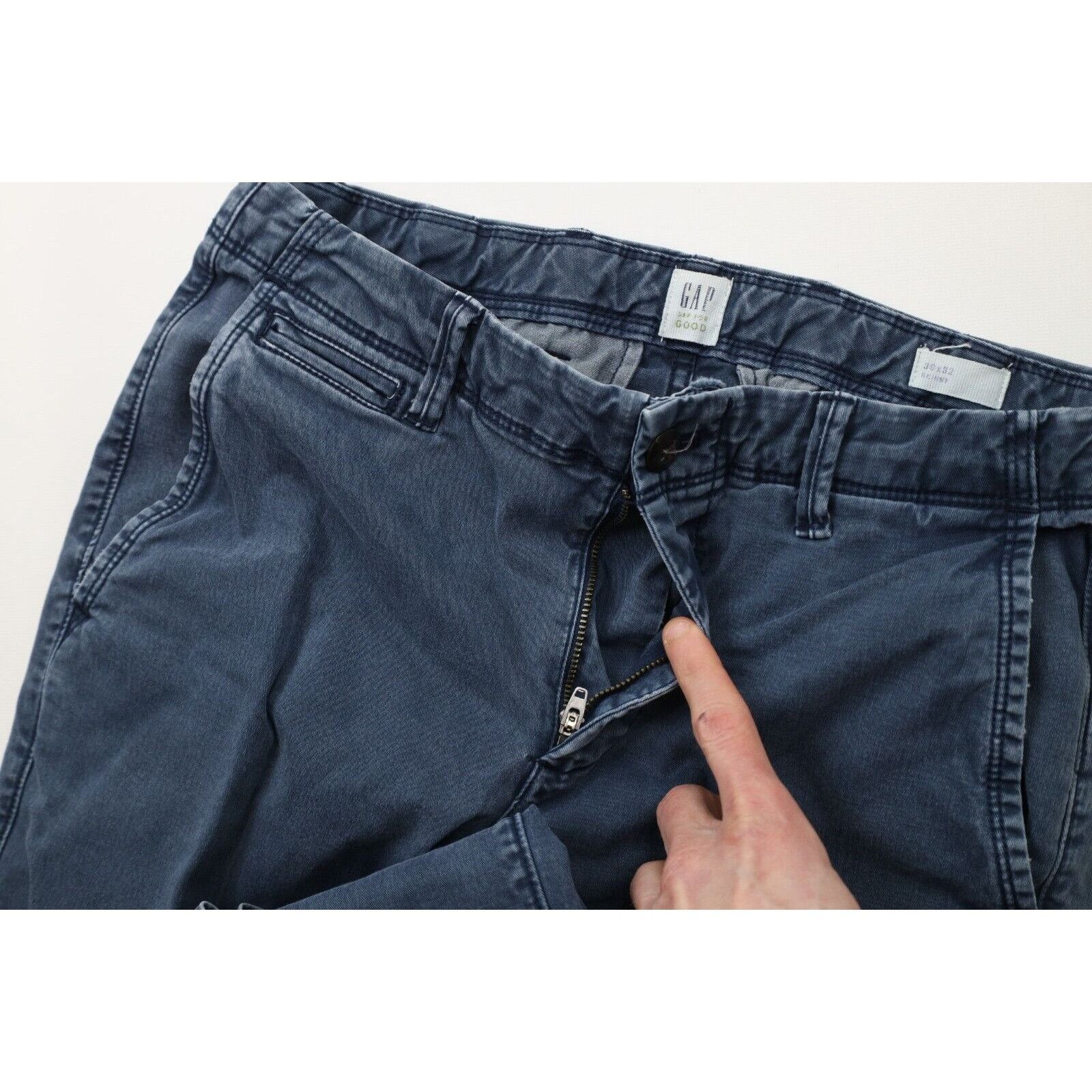 Gap × Vintage Vintage Y2K Gap Faded Stretch Skinny Leg Chinos Size US 30 / EU 46 - 8 Thumbnail