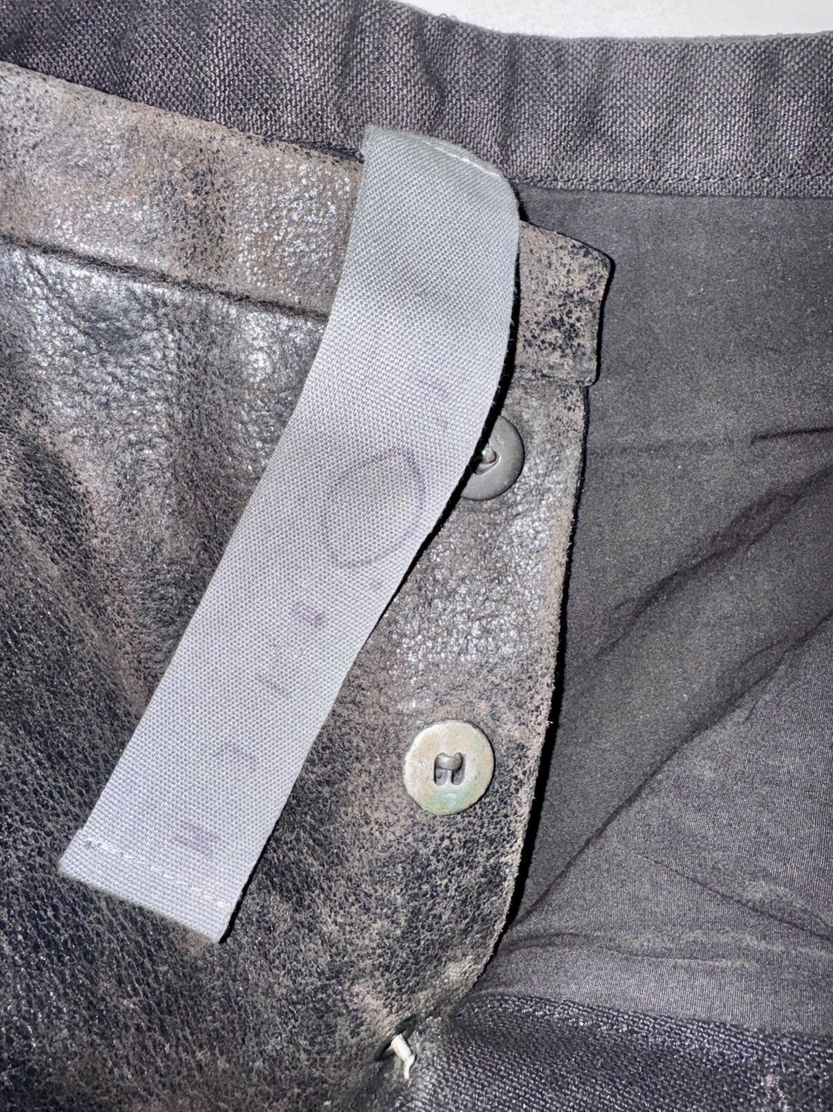 Carpe Diem Carpe Diem by Maurizio Altieri Men’s Brown leather trousers Size US 34 / EU 50 - 5 Thumbnail