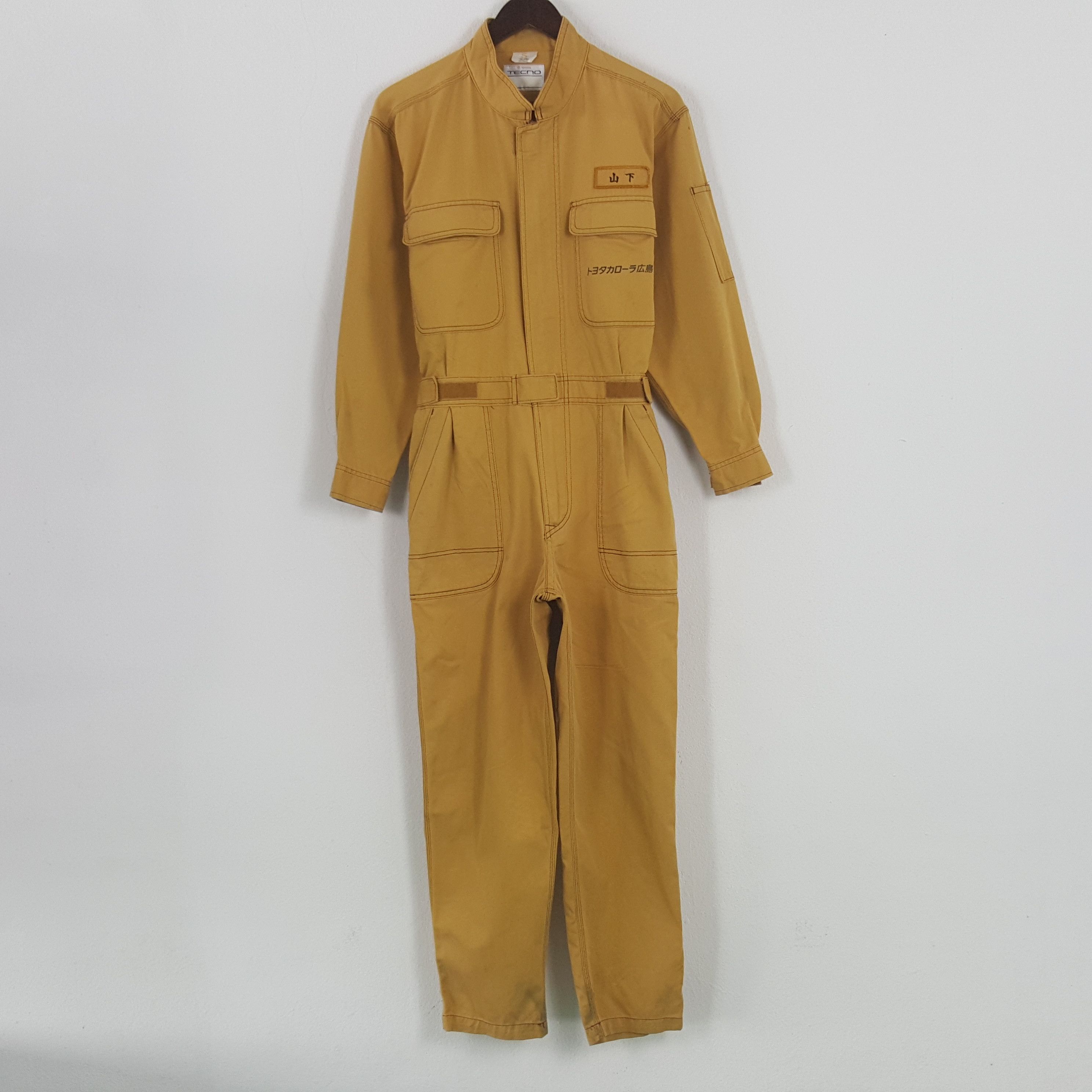 Japanese Brand × Vintage Vintage Toyota Tecno Racing Coverall Jumpsuit Jacket Size US XS / EU 42 / 0 - 4 Thumbnail