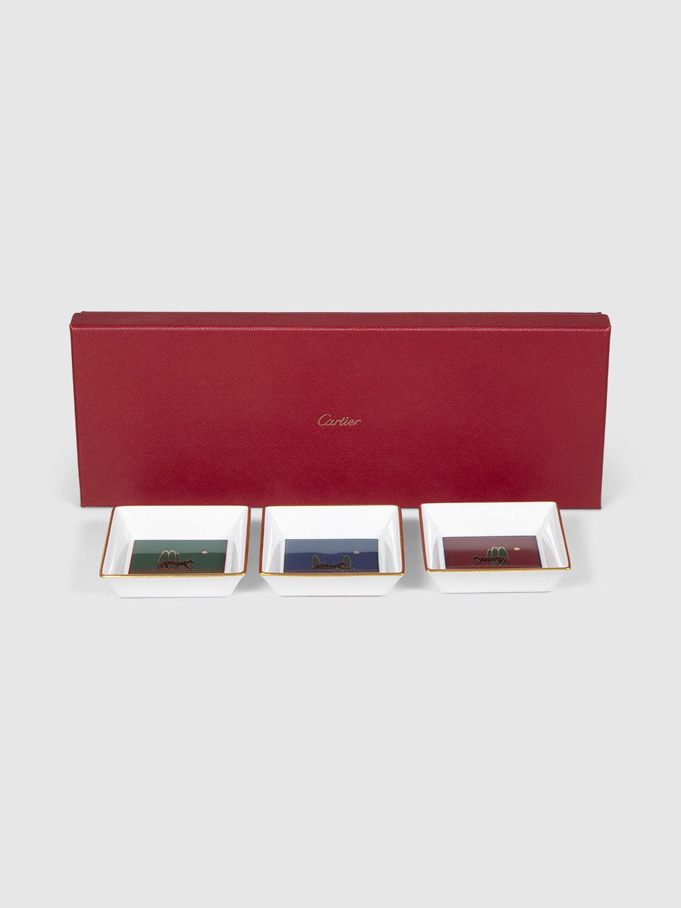 Cartier Panthère de Cartier Porcelain Tray Set Size ONE SIZE - 1 Thumbnail