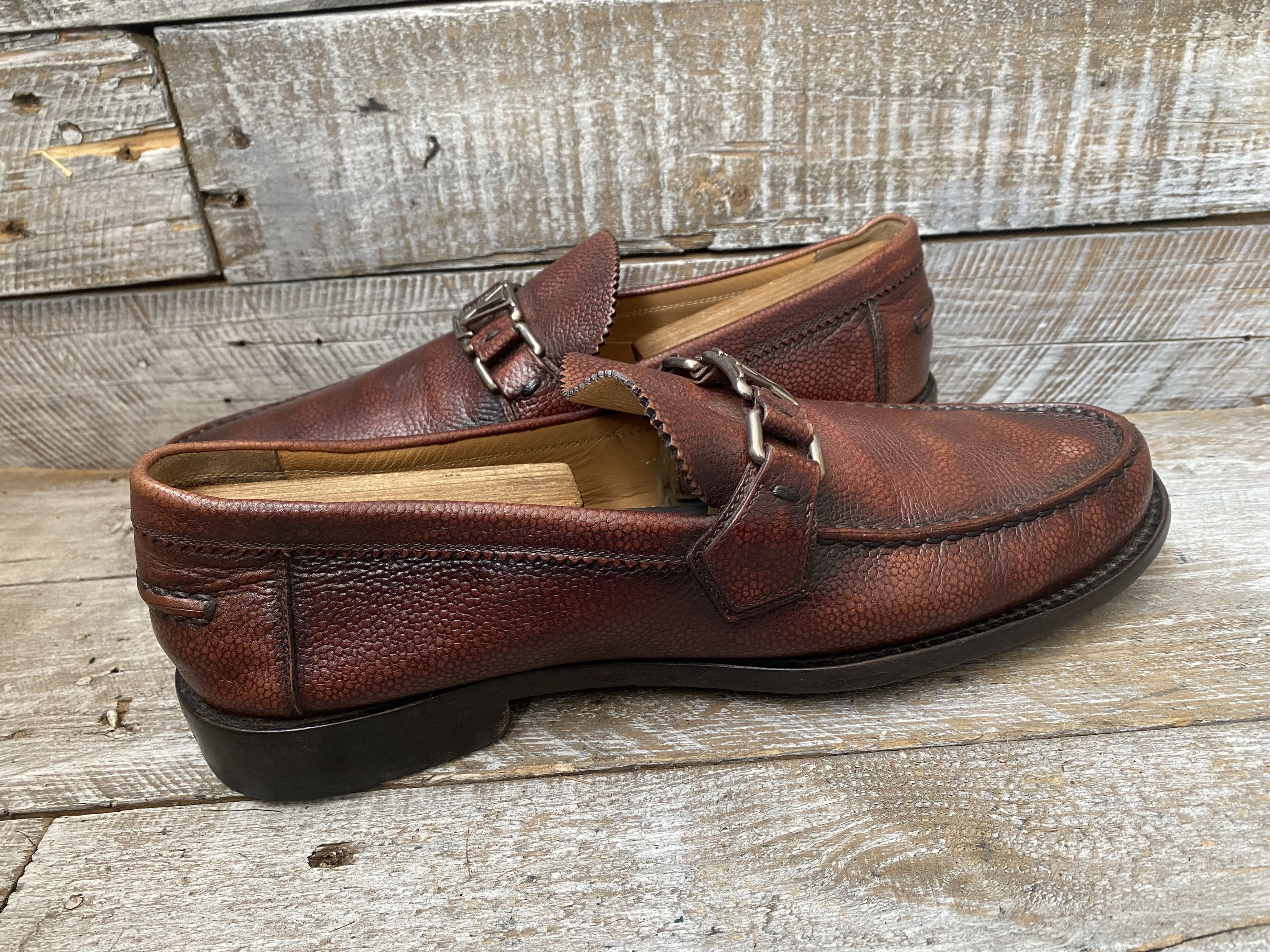 Louis Vuitton Louis vuitton major pebble grain loafer uk 8.5 Size US 9.5 / EU 42-43 - 12 Thumbnail
