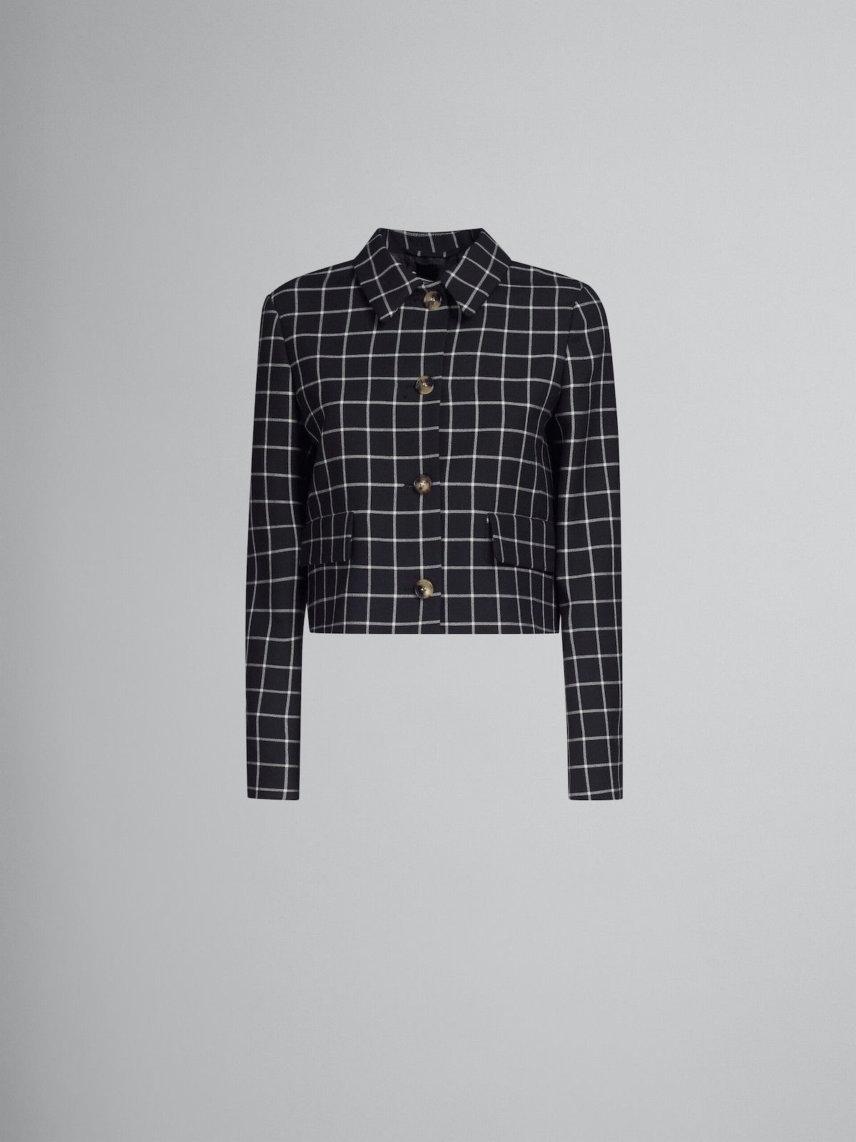 Marni o1w1db10125 Jacket in Black Size M / US 6-8 / IT 42-44 - 1 Thumbnail